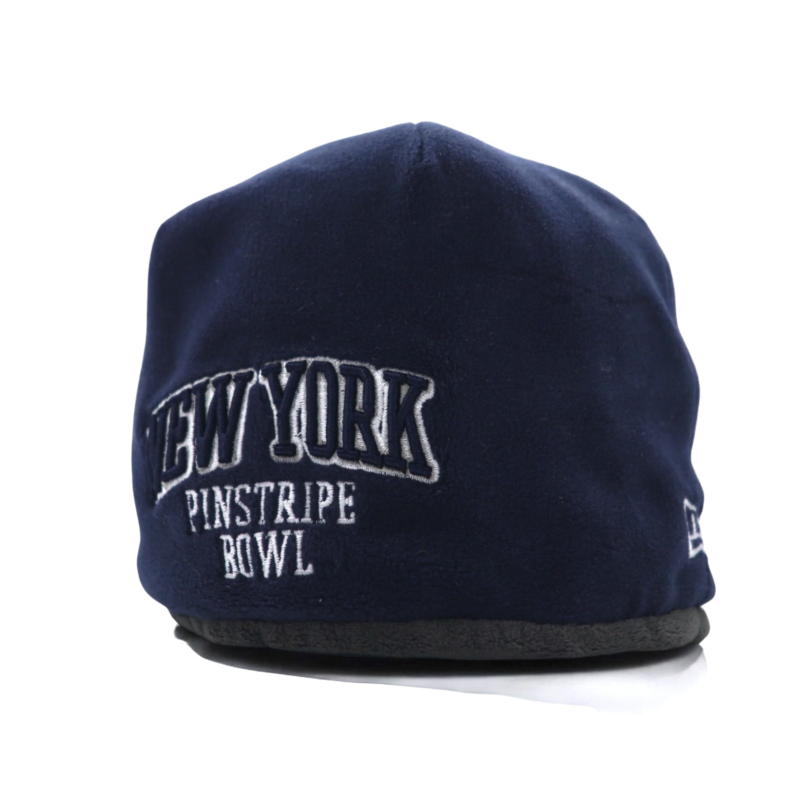 NEW ERA Berretto in pile reversibile FREE blu navy grigio poliestere NEW YORK PINSTRIPE BOWL Yankees