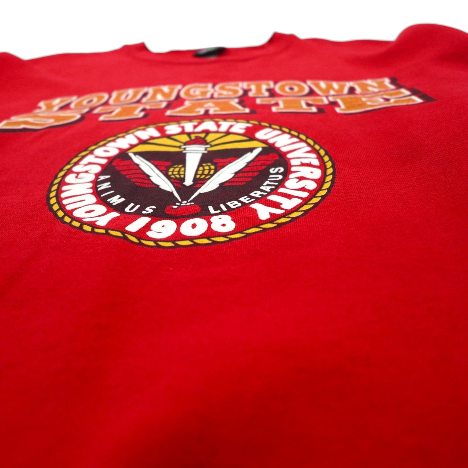 PM SPORTS 90s USA Vintage Sweatshirt スウェット トレーナー XL レッド 90年代 USA製 YOUNGSTOWN STATE UBIVERSITY