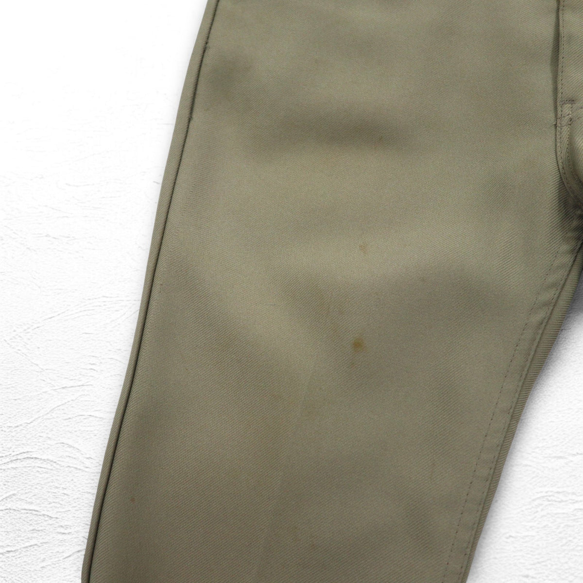 Levi's anni '80 Made in USA Sta-Prest Chino Pant L Beige 42TALON zip Tab nero Bottoni 520 10517 6123