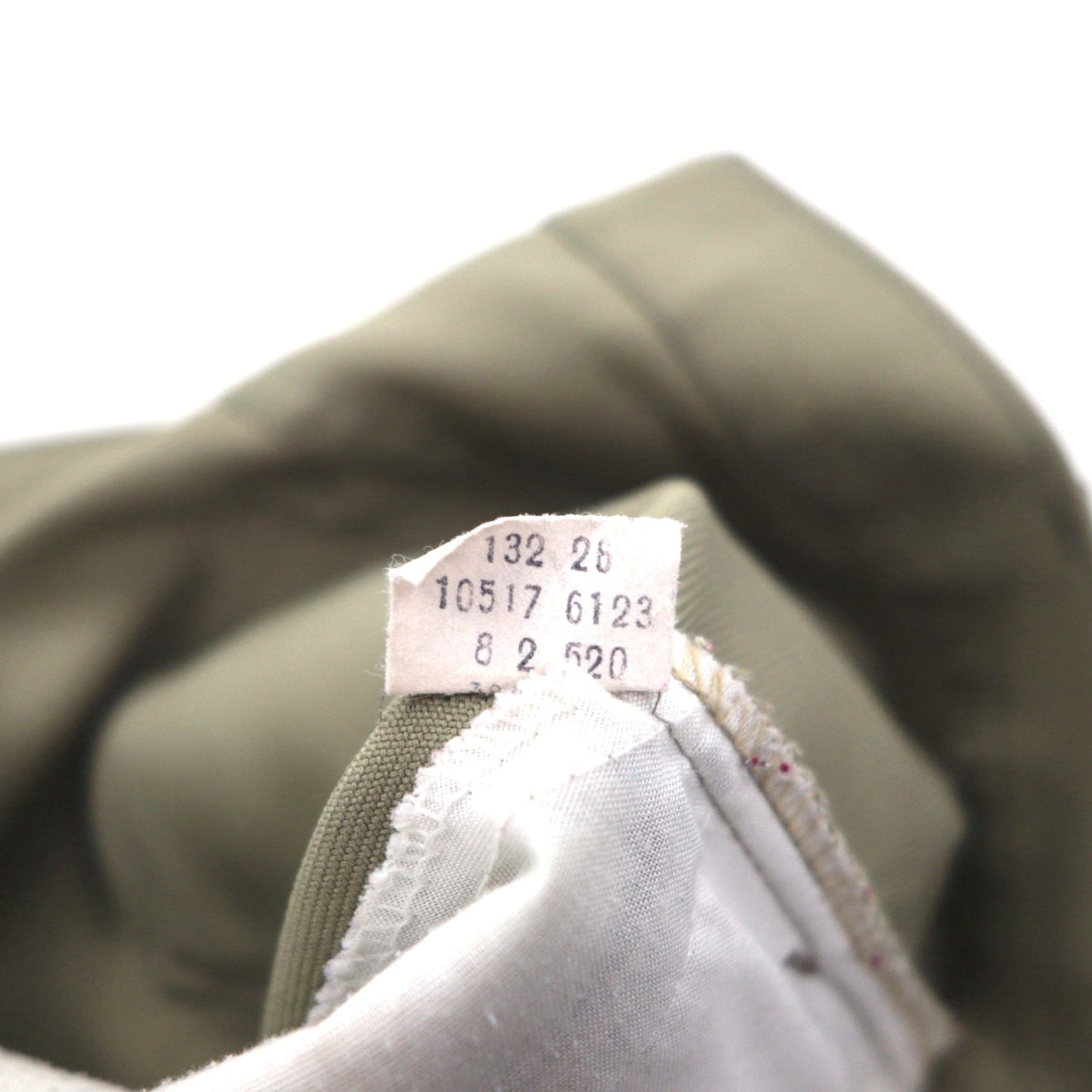 Levi's anni '80 Made in USA Sta-Prest Chino Pant L Beige 42TALON zip Tab nero Bottoni 520 10517 6123