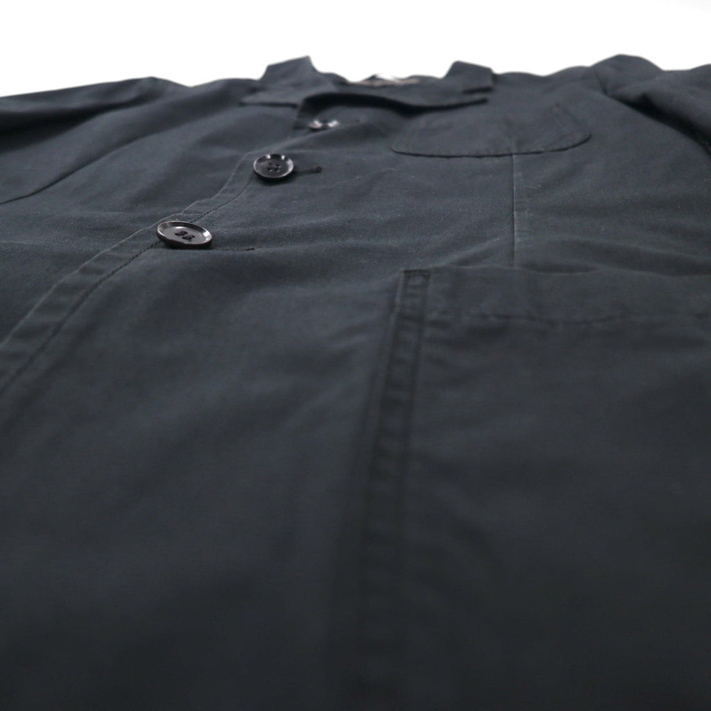 COMME des GARCONS HOMME PLUS 00年代 SIMPLE&UTILITY期 3B テーラードジャケット S ブラック コットン PM-J092 日本製