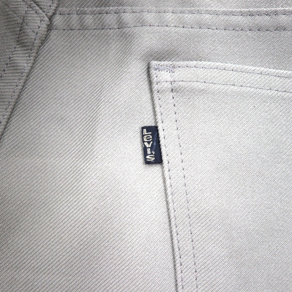 Levi's 80年代 USA製 スタプレ チノパンツ L ベージュ 42TALONジップ 黒タブ ボタン裏520 10517 6123
