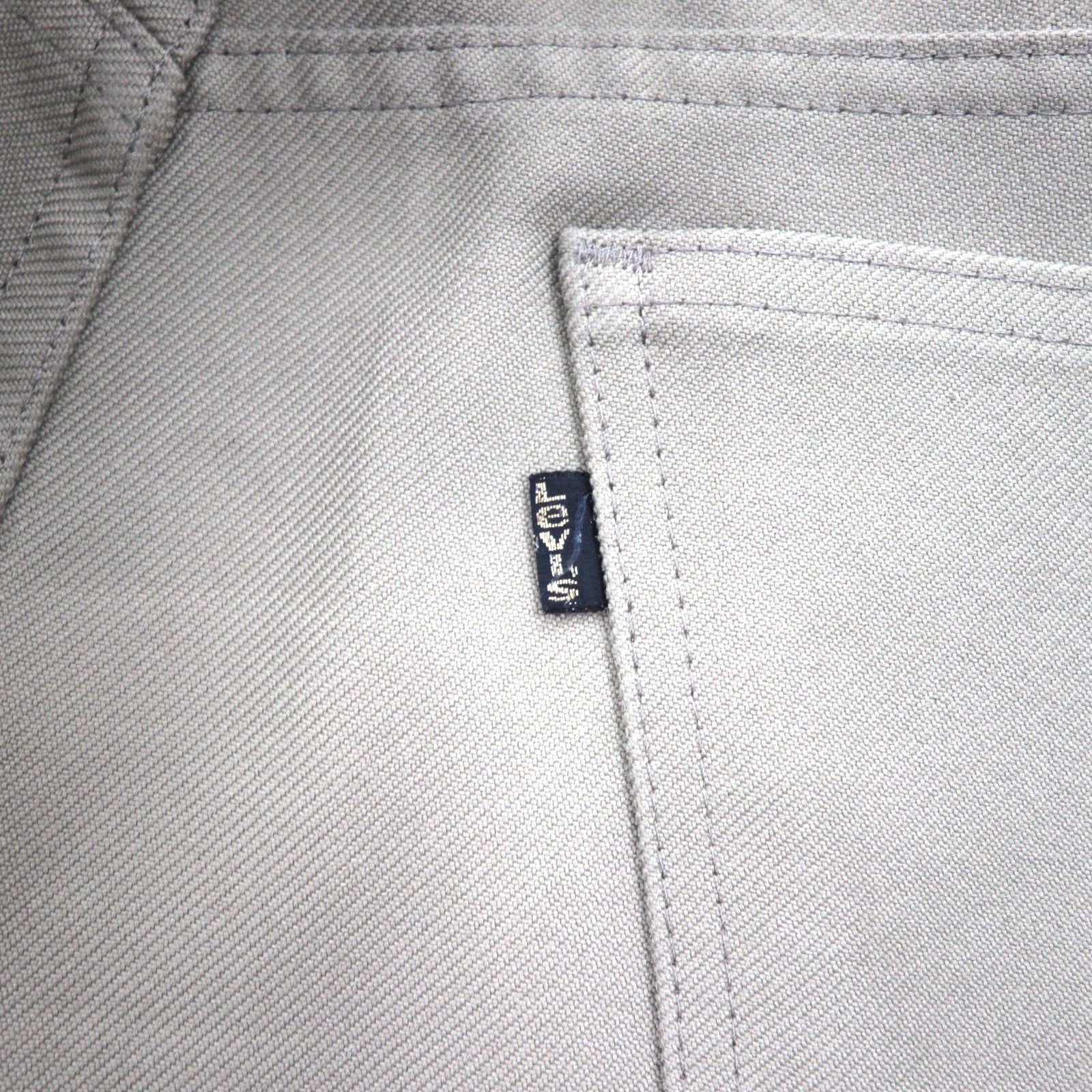 Levi's 80年代 USA製 スタプレ チノパンツ L ベージュ 42TALONジップ 黒タブ ボタン裏520 10517 6123