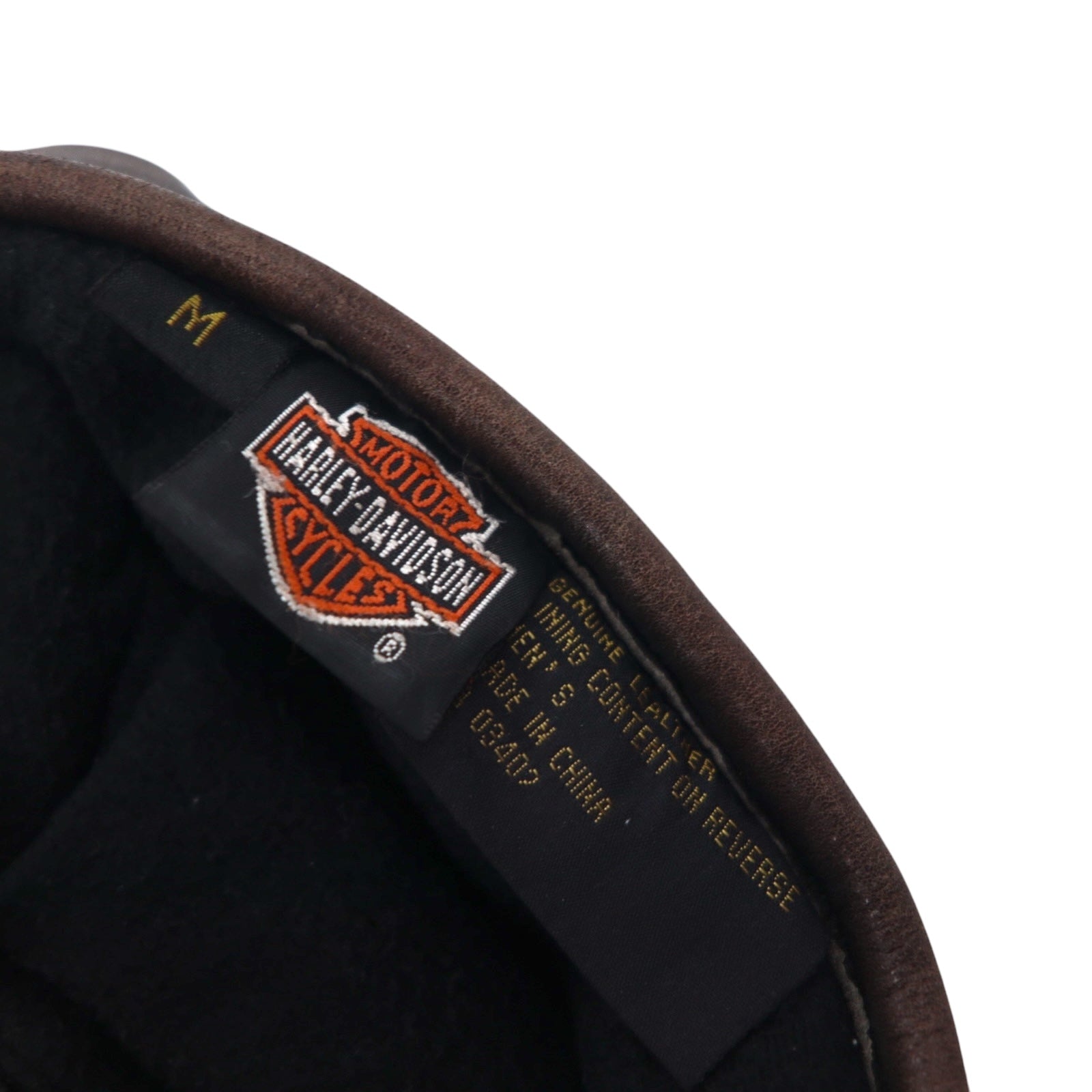 GUANTI IN PELLE HARLEY DAVIDSON M MARRONI, IMBOTTITI, PER MOTOCICLISTI