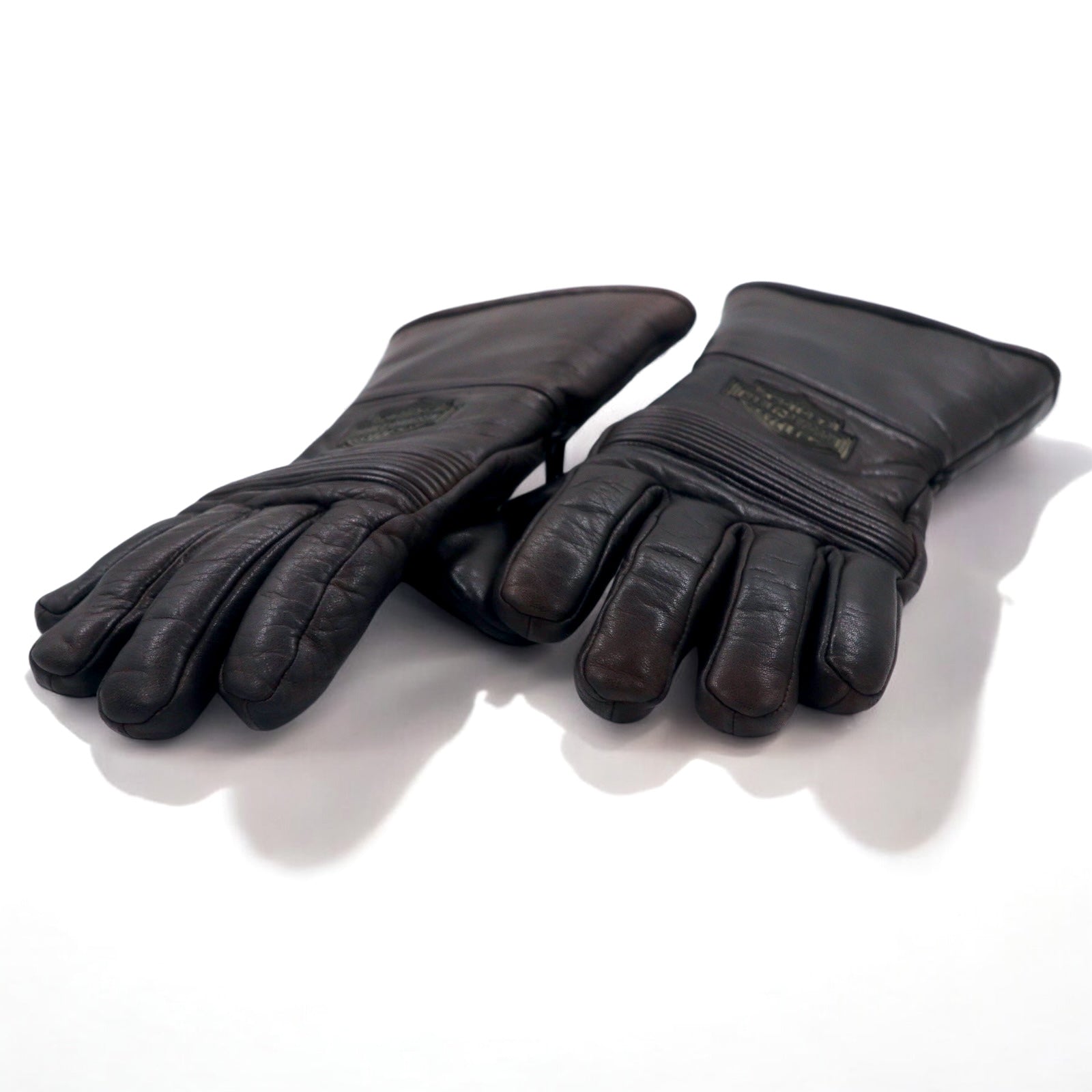 GUANTI IN PELLE HARLEY DAVIDSON M MARRONI, IMBOTTITI, PER MOTOCICLISTI