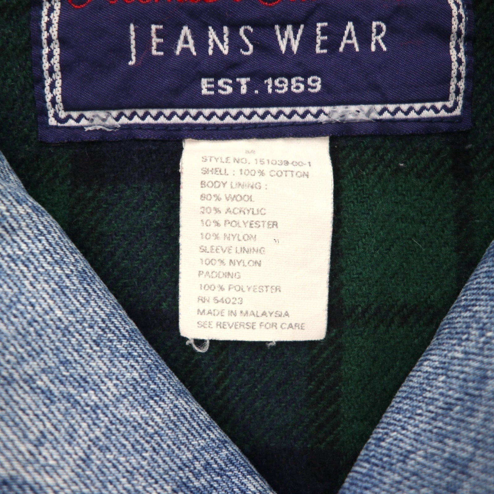 GAP Anni '90 Giacca in denim Old Gap Giubbotto in jeans M Indigo Blu Fodera in coperta