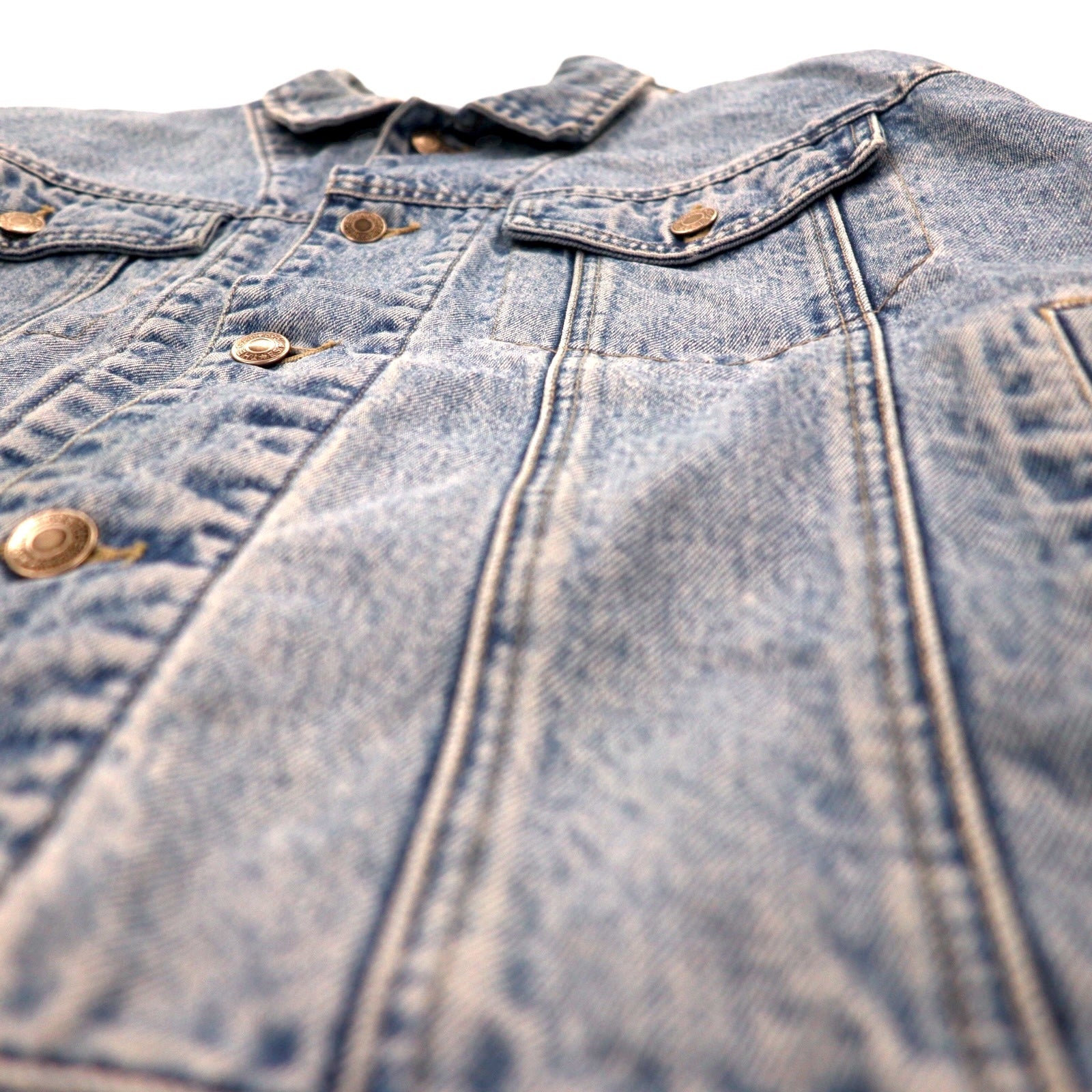 GAP Anni '90 Giacca in denim Old Gap Giubbotto in jeans M Indigo Blu Fodera in coperta