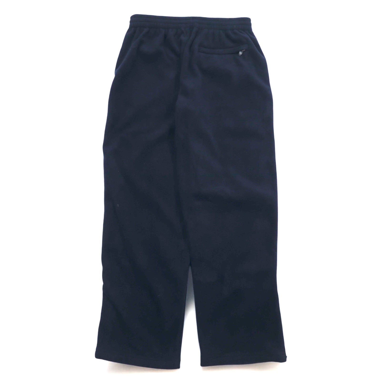 Champion Pantaloni della tuta in pile M Blu scuro Strisce laterali Logo ricamato a punto singolo Bar tag