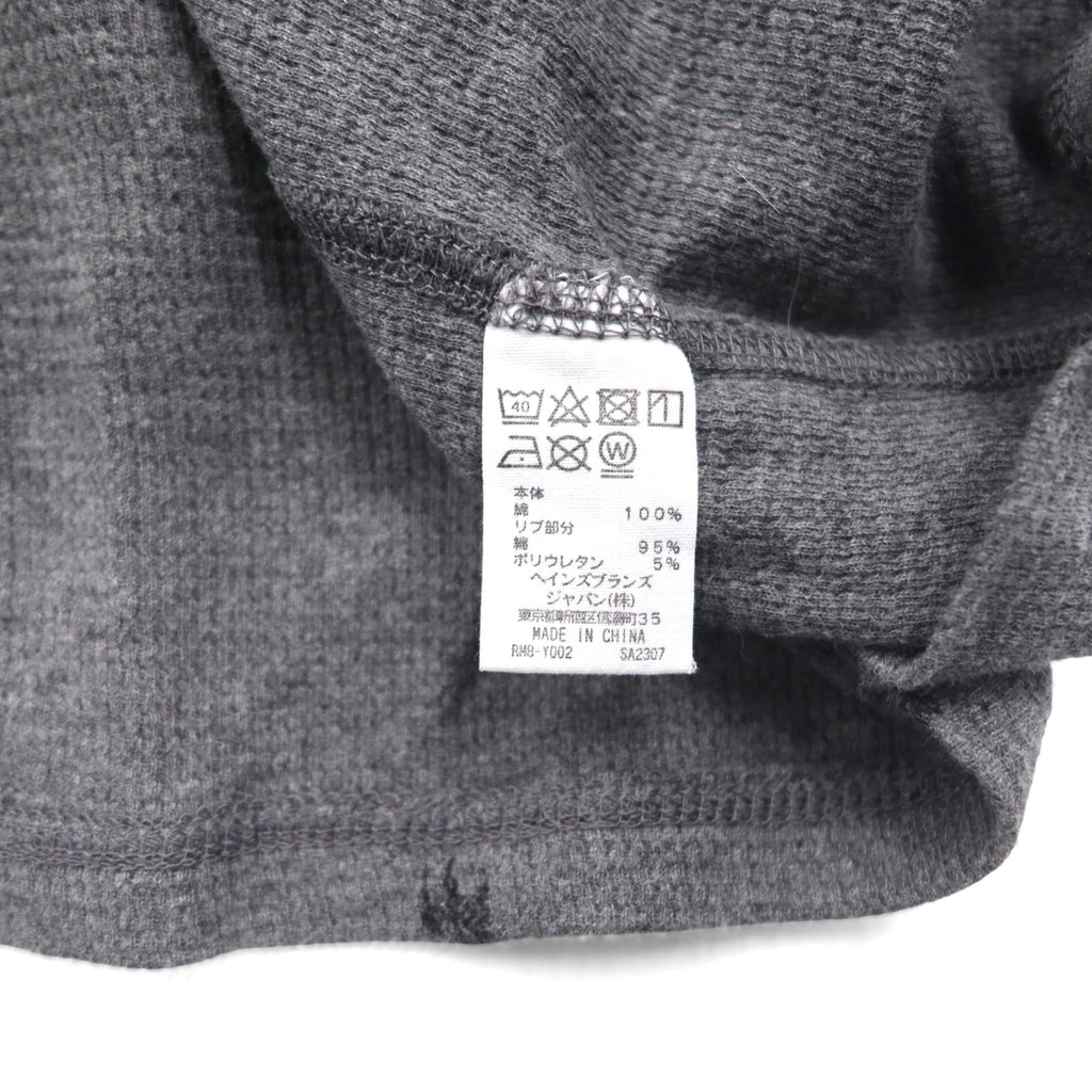 Polo Ralph Lauren サーマル セットアップ L グレー オールオーバーポニー 総柄 ルームウェア パジャマ