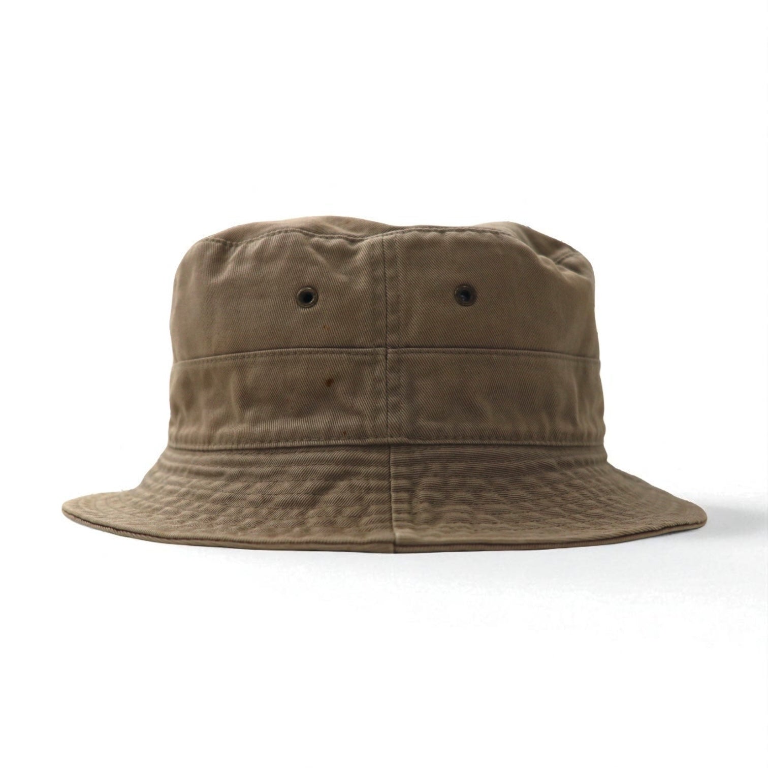 Polo by Ralph Lauren anni '90 cappello a secchiello taglia M beige cotone con ricamo piccolo pony