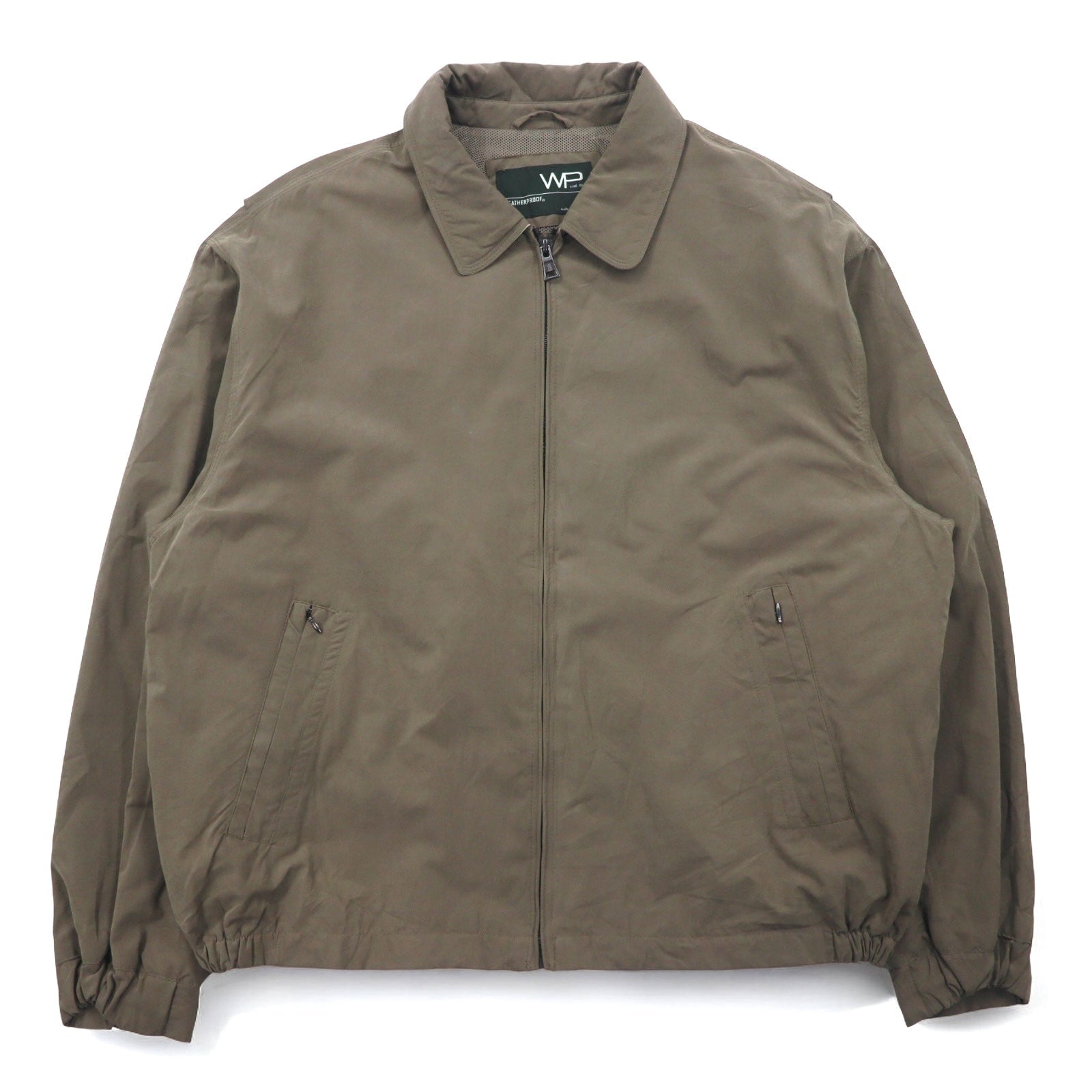 WP WEATHER PROOF Giacca Harrington Swingtop L in beige con fodera in rete impermeabile effetto pelle di pesca