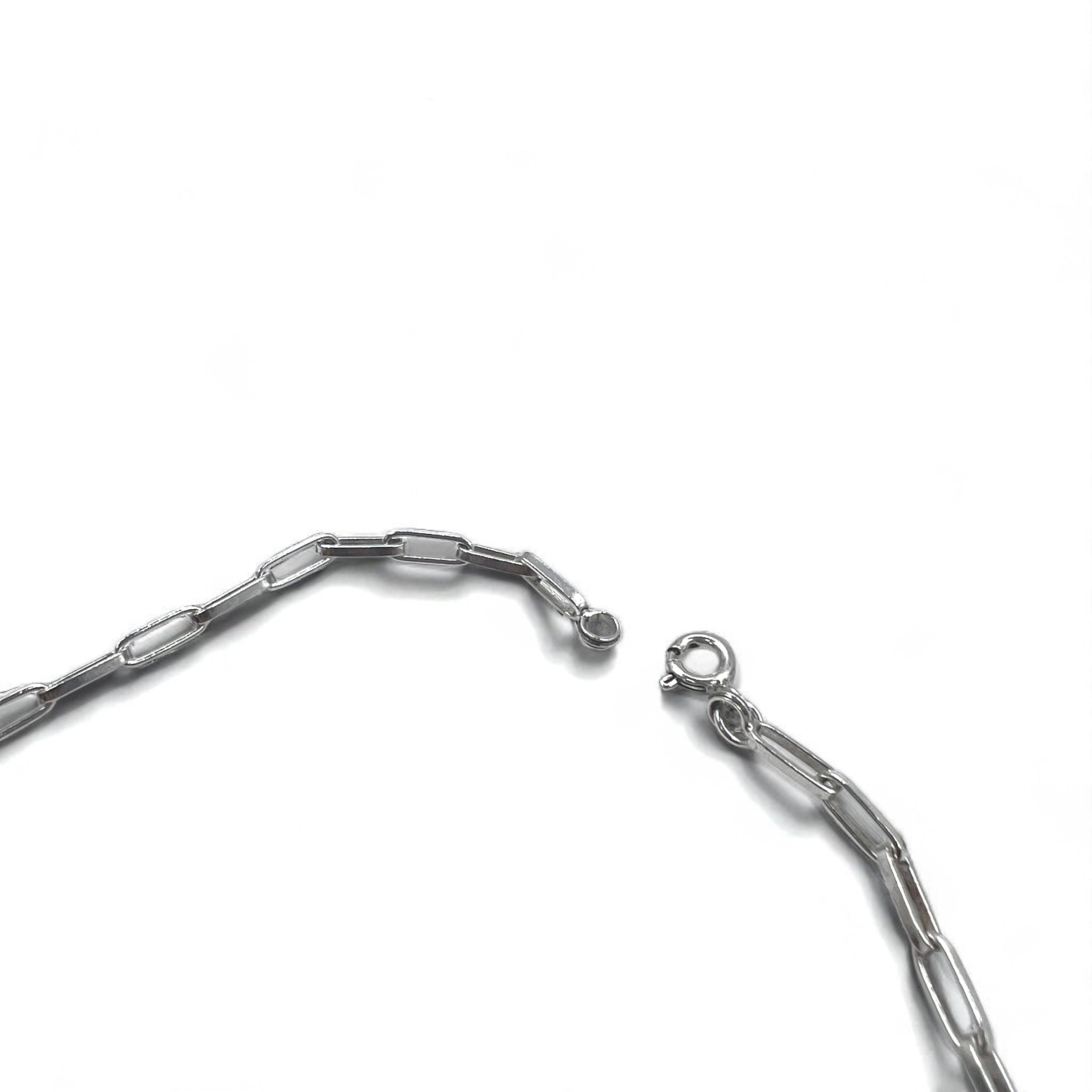 Collana vintage in argento con onice nero, gioielli indiani, onice nero, catena Hopi, ciondolo in argento 925, marchio R