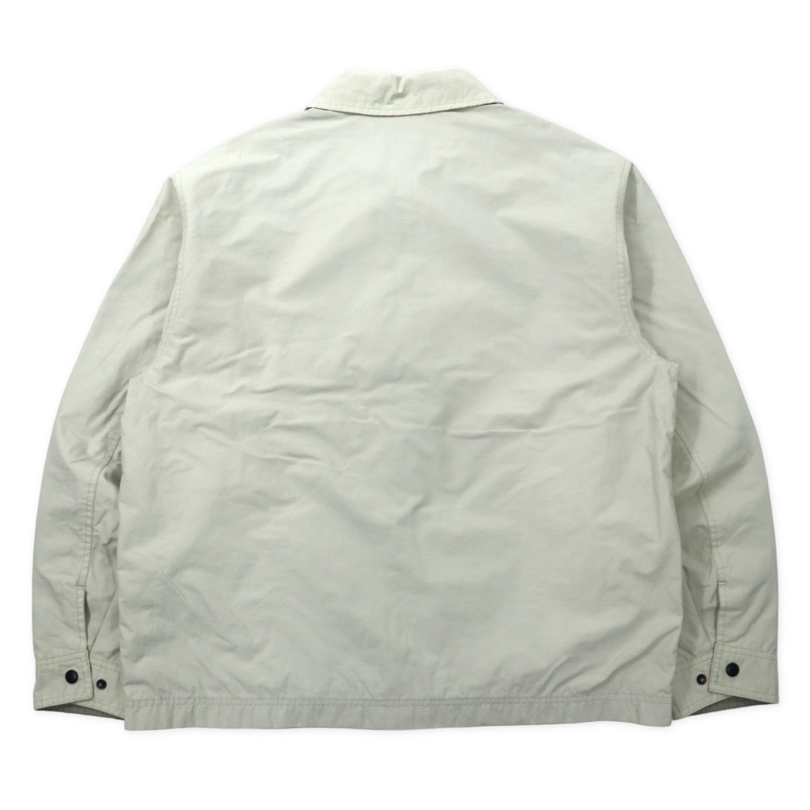 GAP anni 2000 Old Gap Harrington Jacket L Beige Cotone Nylon Fodera a Rete Taglia Larga