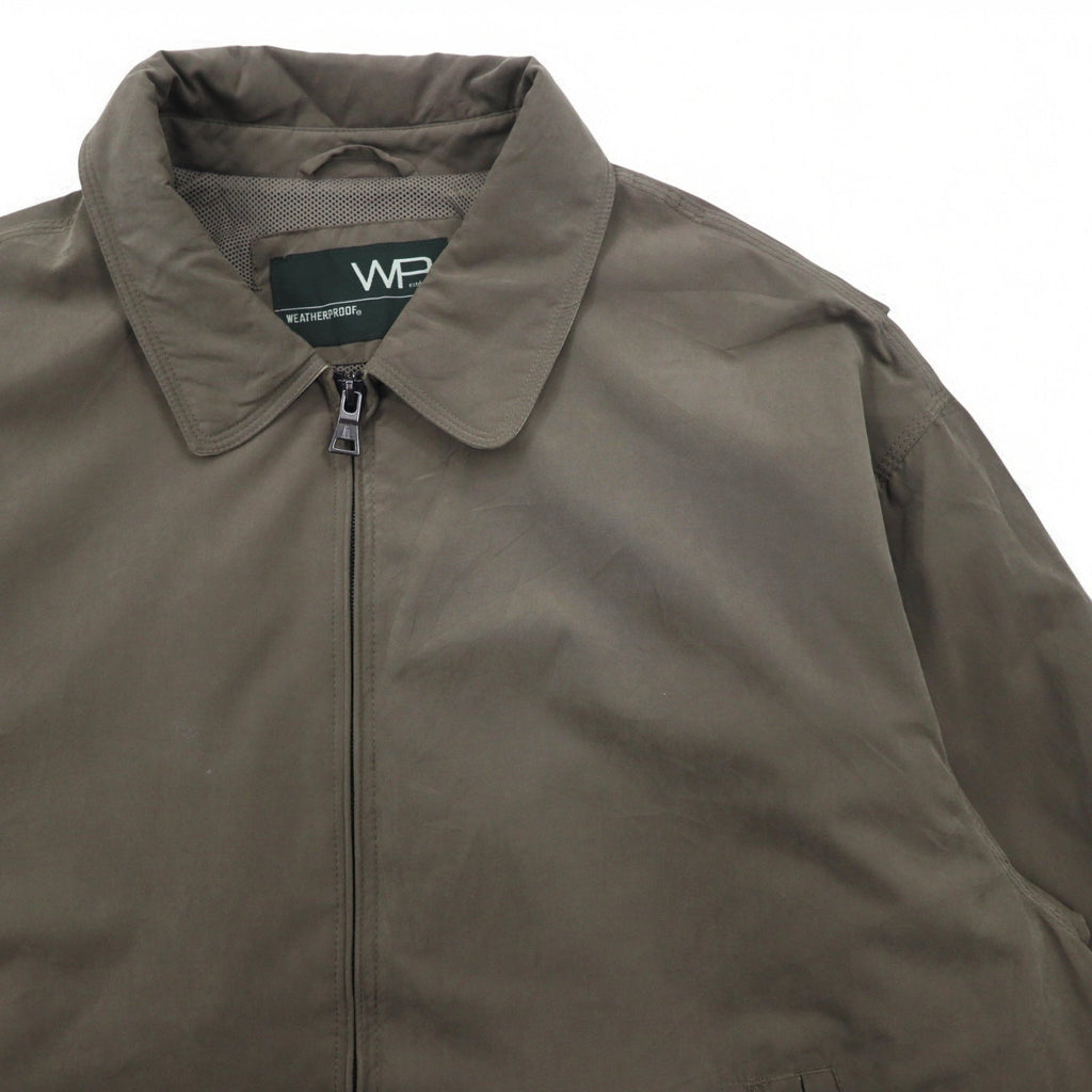 WP WEATHER PROOF Giacca Harrington Swingtop L in beige con fodera in rete impermeabile effetto pelle di pesca