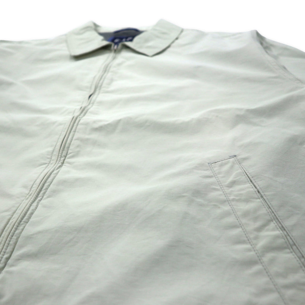 GAP anni 2000 Old Gap Harrington Jacket L Beige Cotone Nylon Fodera a Rete Taglia Larga