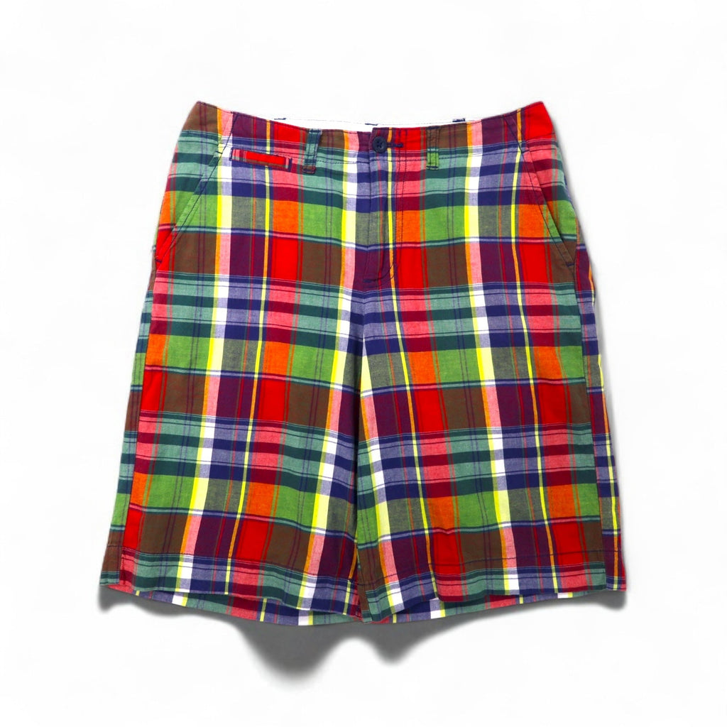 Polo by Ralph Lauren anni '90 pantaloncini corti S rossi a quadri in cotone