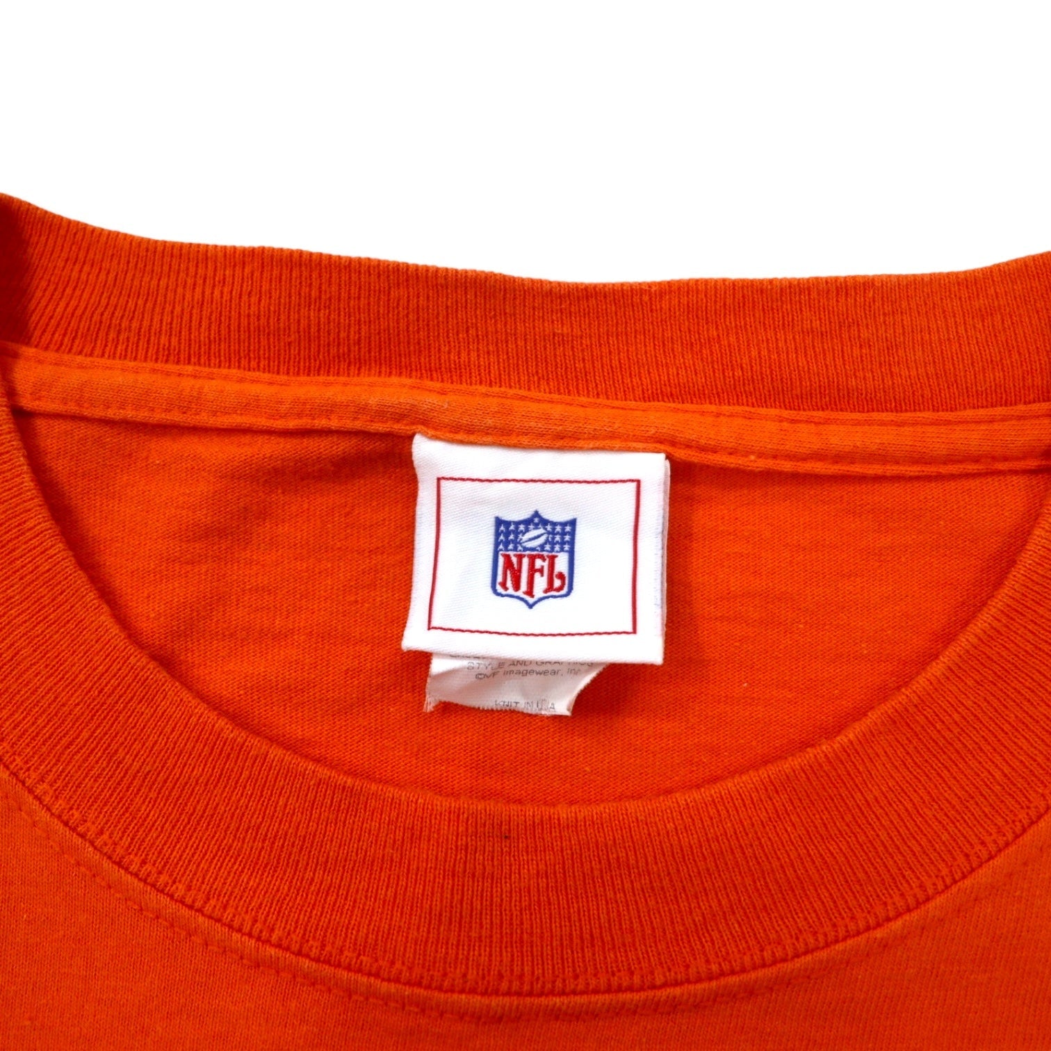 T-shirt con stampa NFL anni '90, taglia L, colore arancione, cotone, CINCINNATI BENGALS, Made in USA