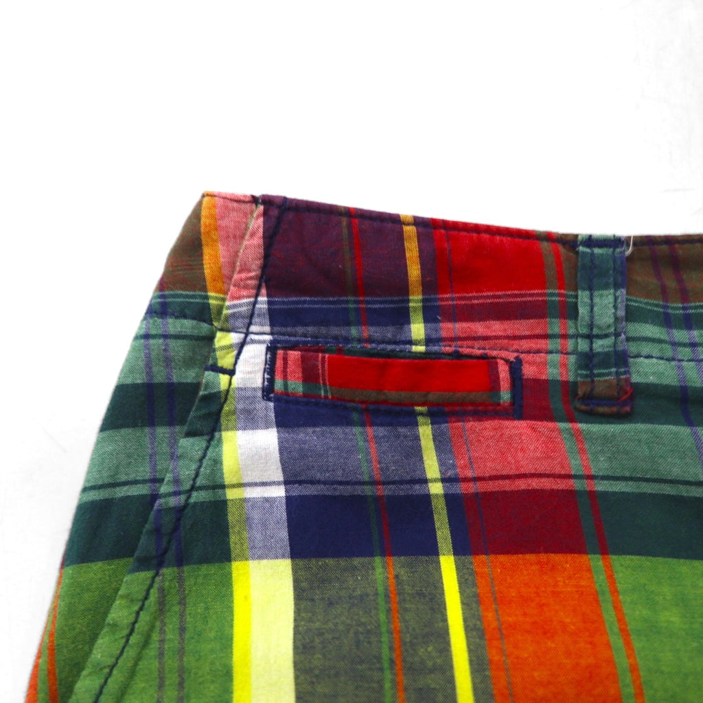 Polo by Ralph Lauren anni '90 pantaloncini corti S rossi a quadri in cotone
