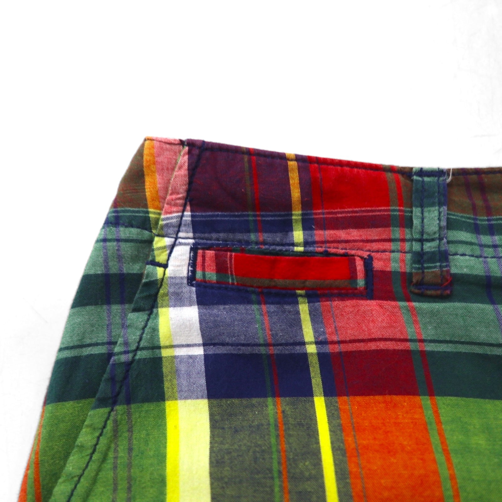 Polo by Ralph Lauren anni '90 pantaloncini corti S rossi a quadri in cotone