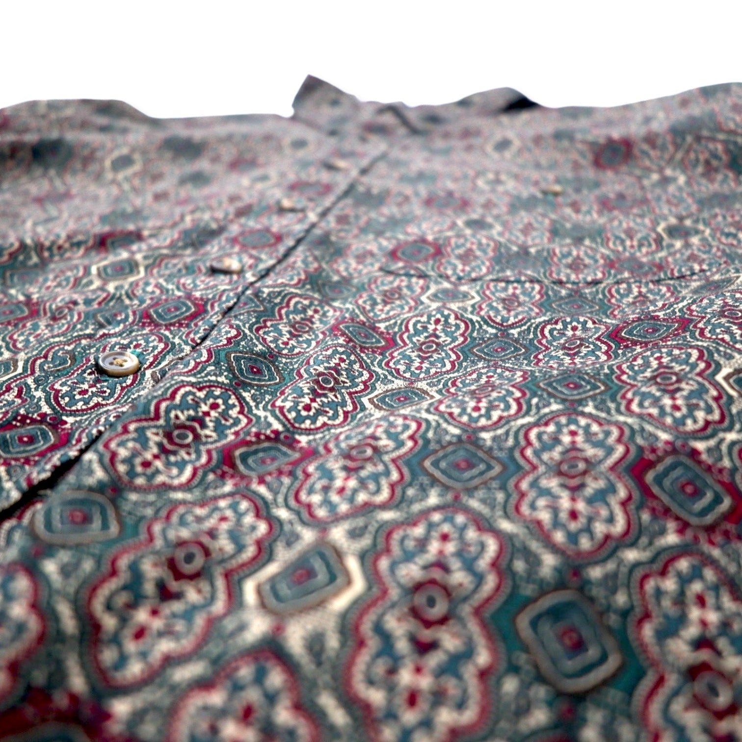 Anni '90 THE ARROW COMPANY Camicia button-down fantasia XL Nera Cotone SOMERSET TWILL