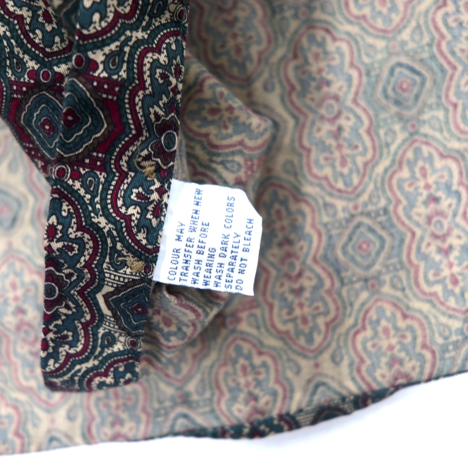 Anni '90 THE ARROW COMPANY Camicia button-down fantasia XL Nera Cotone SOMERSET TWILL