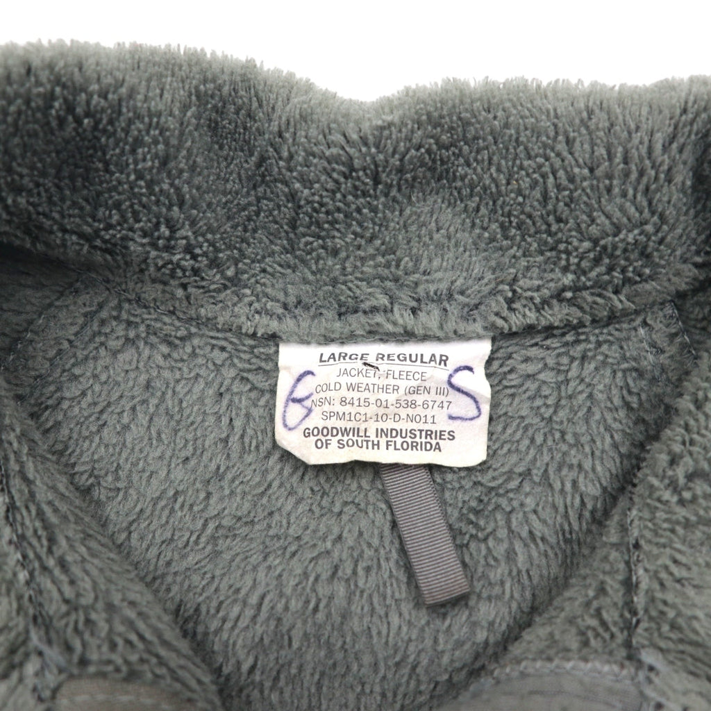 ECWCS GEN3 Level3 ポーラテック Polartec フリースジャケット L カーキ US ARMY 米軍 Goodwill Industries 8415-01-538-6747