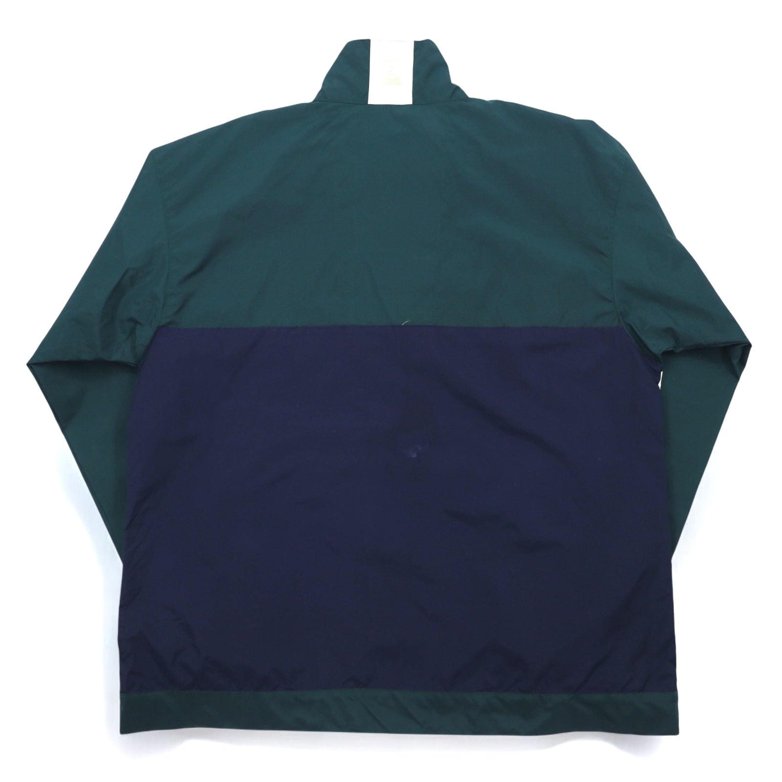 GEAR FOR SPORTS Giacca a Vento Anorak Mezza Zip in Nylon M Verde Navy Ripstop