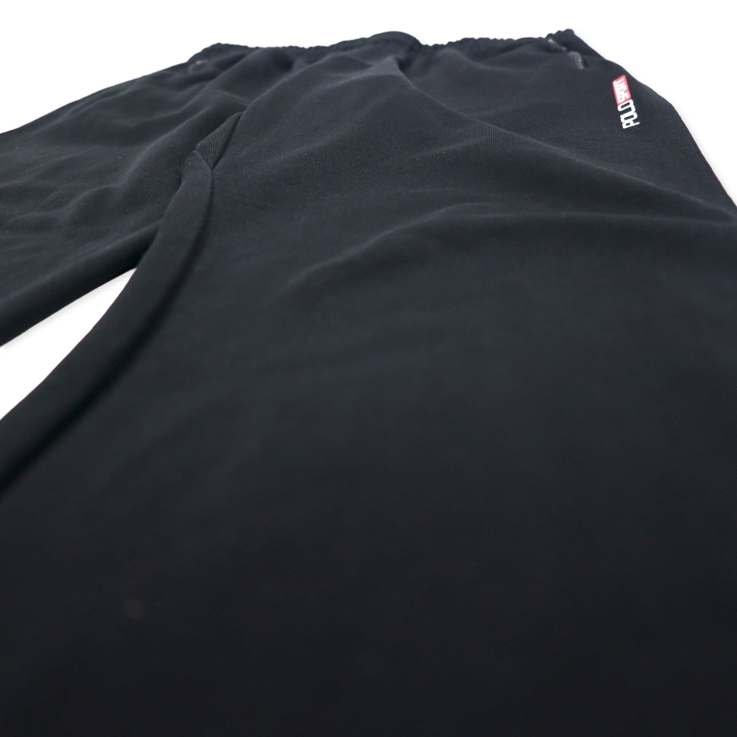 POLO SPORT RALPH LAUREN anni '90 - Pantaloni da tuta con banda laterale - Jersey - S - Nero - Poliestere