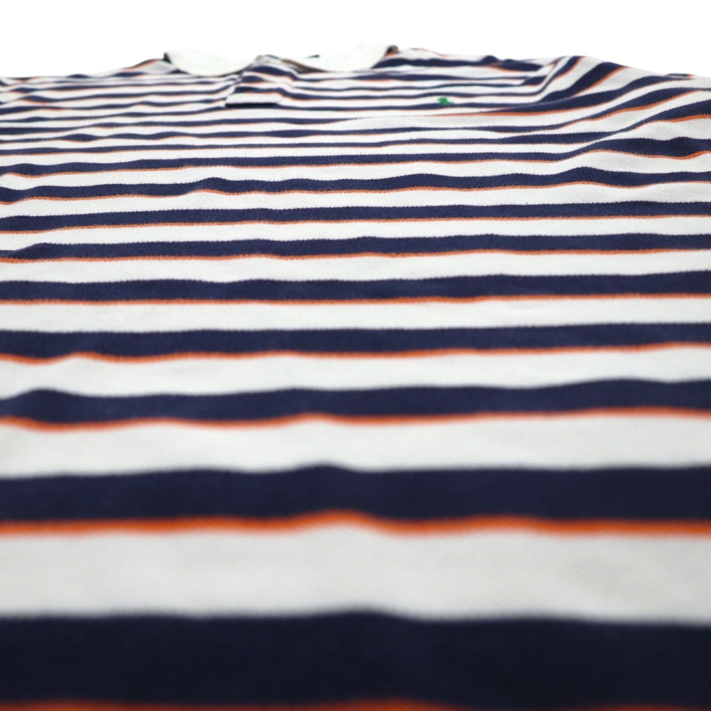 Polo by Ralph Lauren Polo a righe 2XL TALL bianco navy ricamo small pony taglia grande