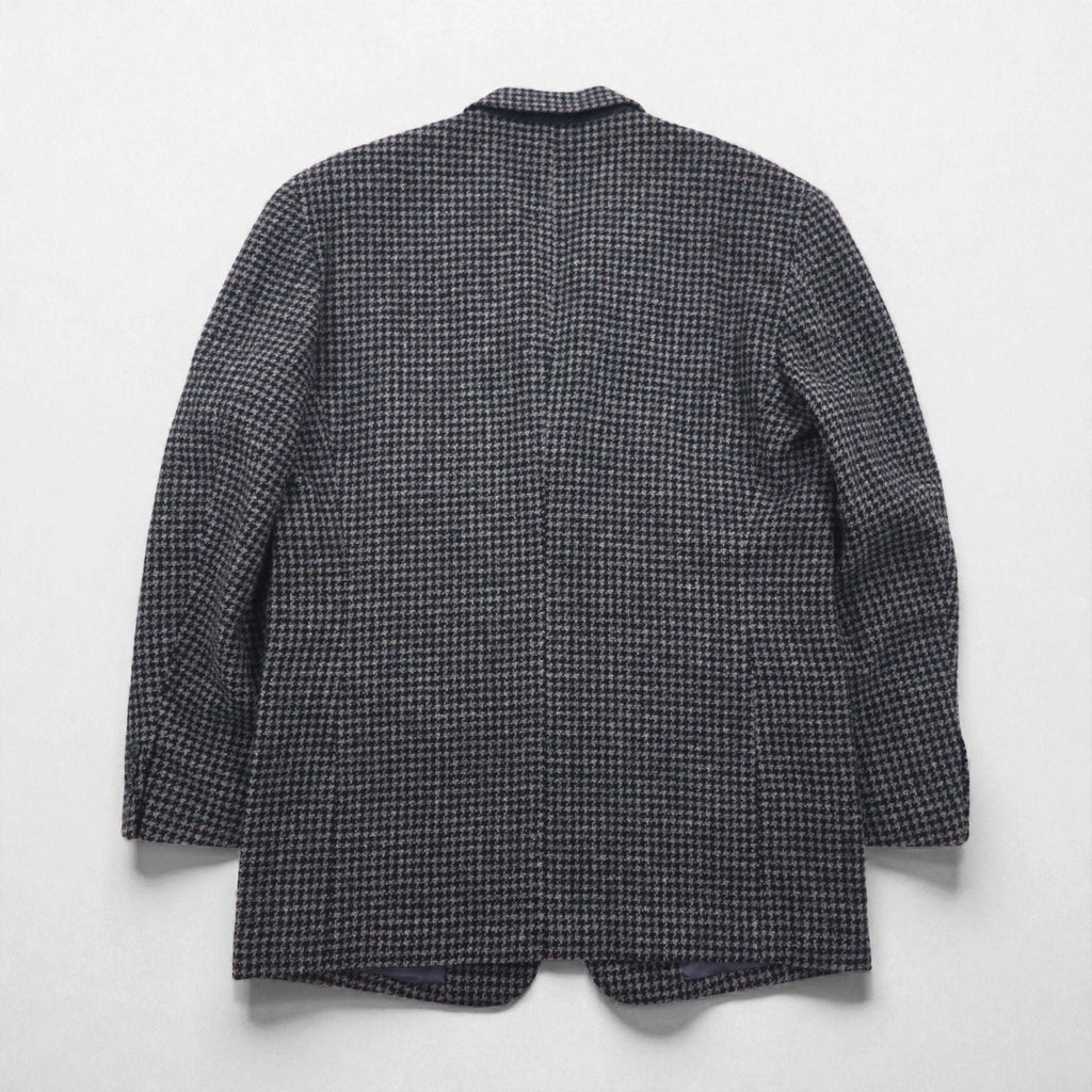 90s Vintage Blazer DOMINIQUE MORLOTTI 千鳥格子 3B ツイード テーラードジャケット M グレンチェック 日本製
