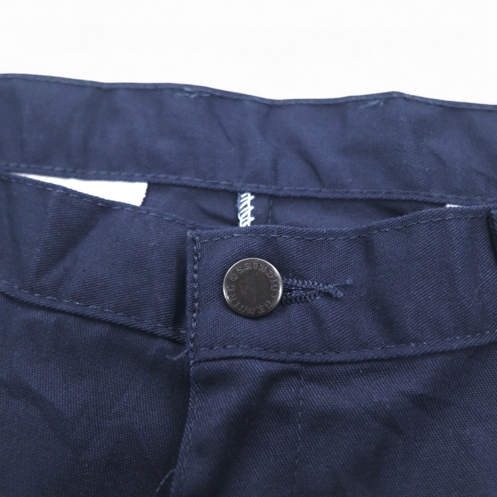 Dickies pantalone chino pantalone da lavoro L blu marino poliestere cotone GP8111
