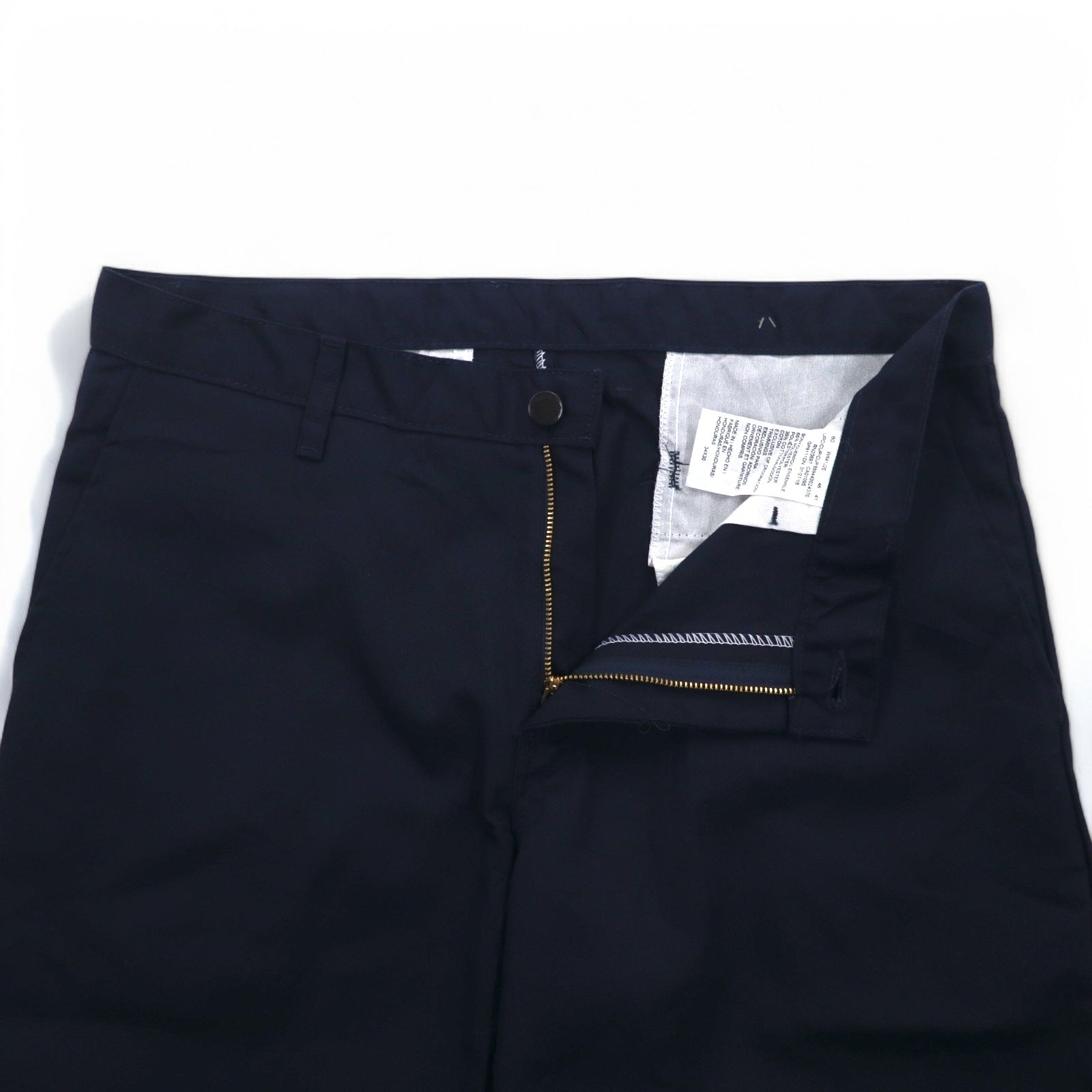Dickies pantalone chino pantalone da lavoro L blu marino poliestere cotone GP8111