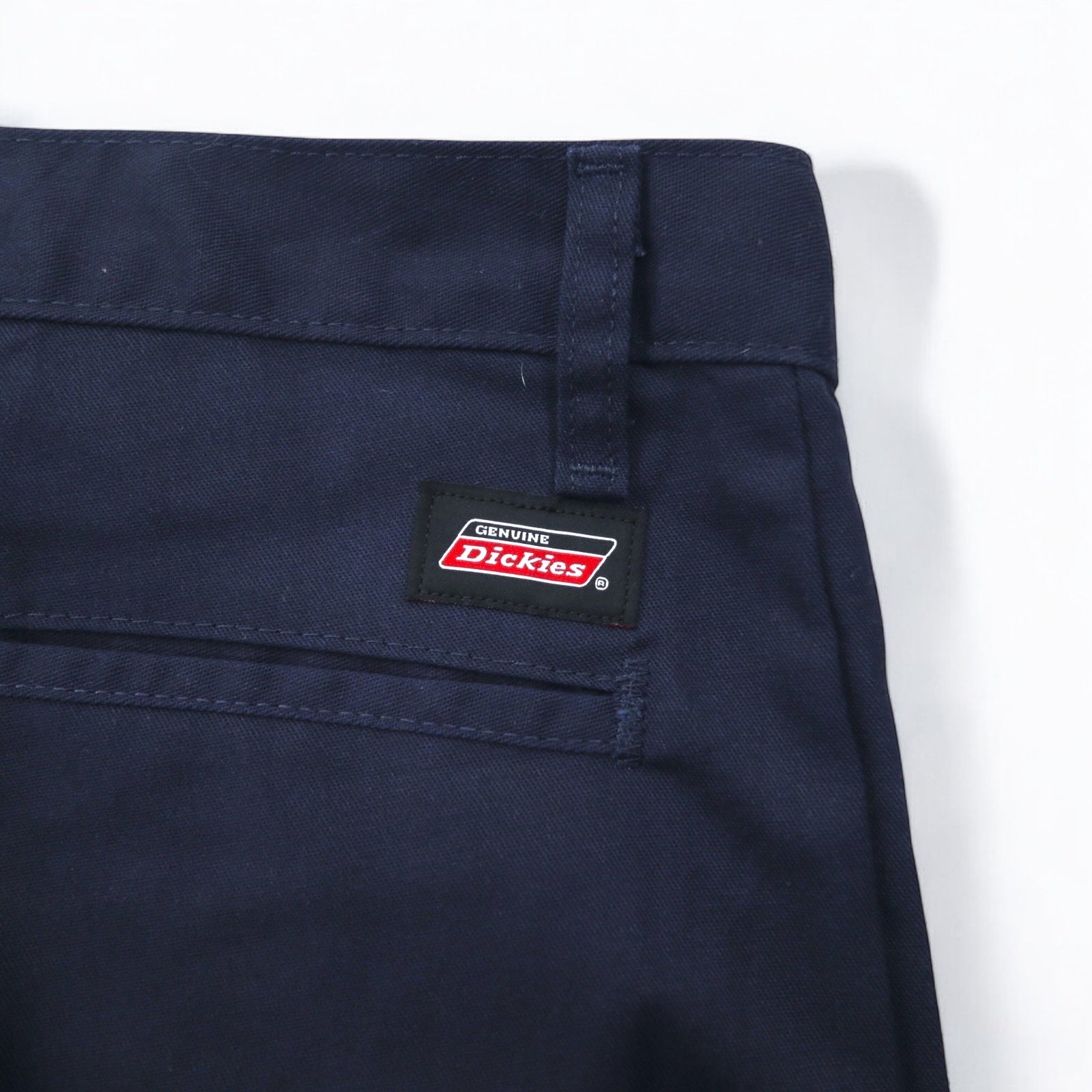 Dickies pantalone chino pantalone da lavoro L blu marino poliestere cotone GP8111