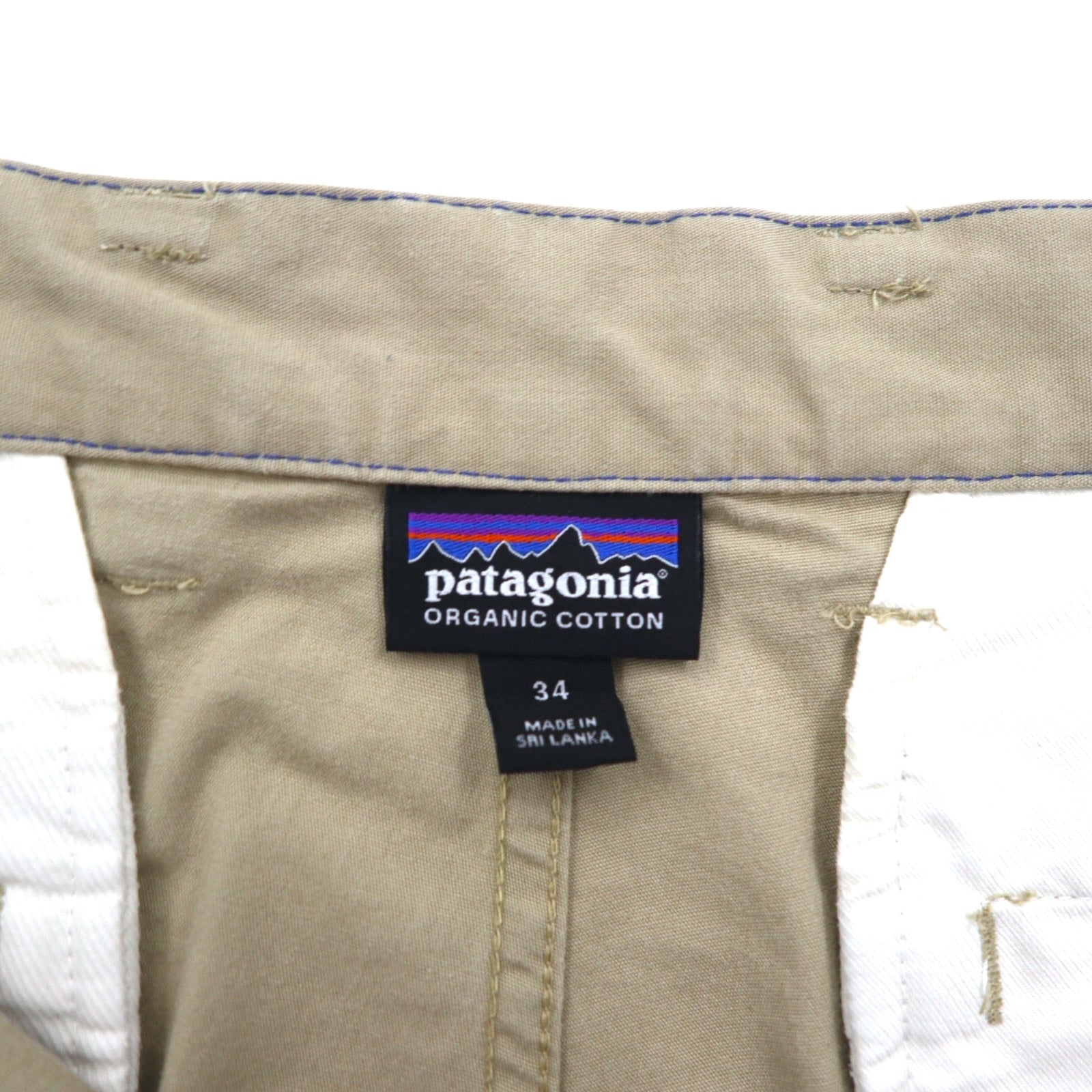 Patagonia Shorts All-Wear in Cotone Biologico, Taglia L, Colore Beige, Modello 57726