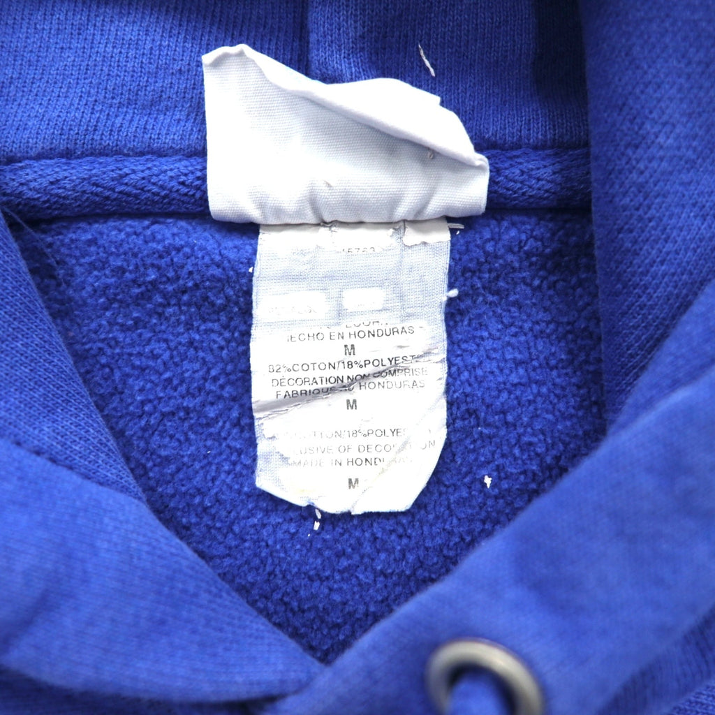 Champion Reverse Weave Felpa con Cappuccio XL Blu Logo Script Etichetta Blu Replica Made in Honduras