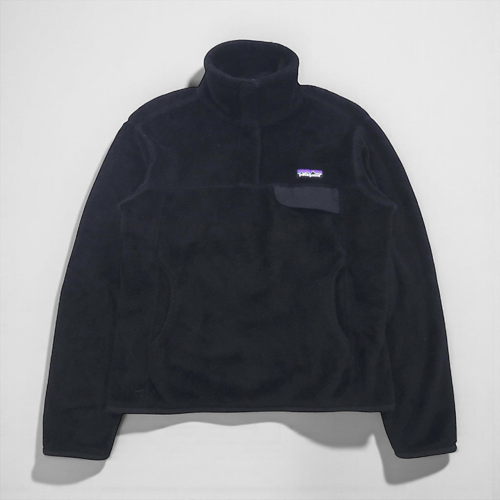 Patagonia リツール スナップT プルオーバー フリースジャケット S ブラック 25441