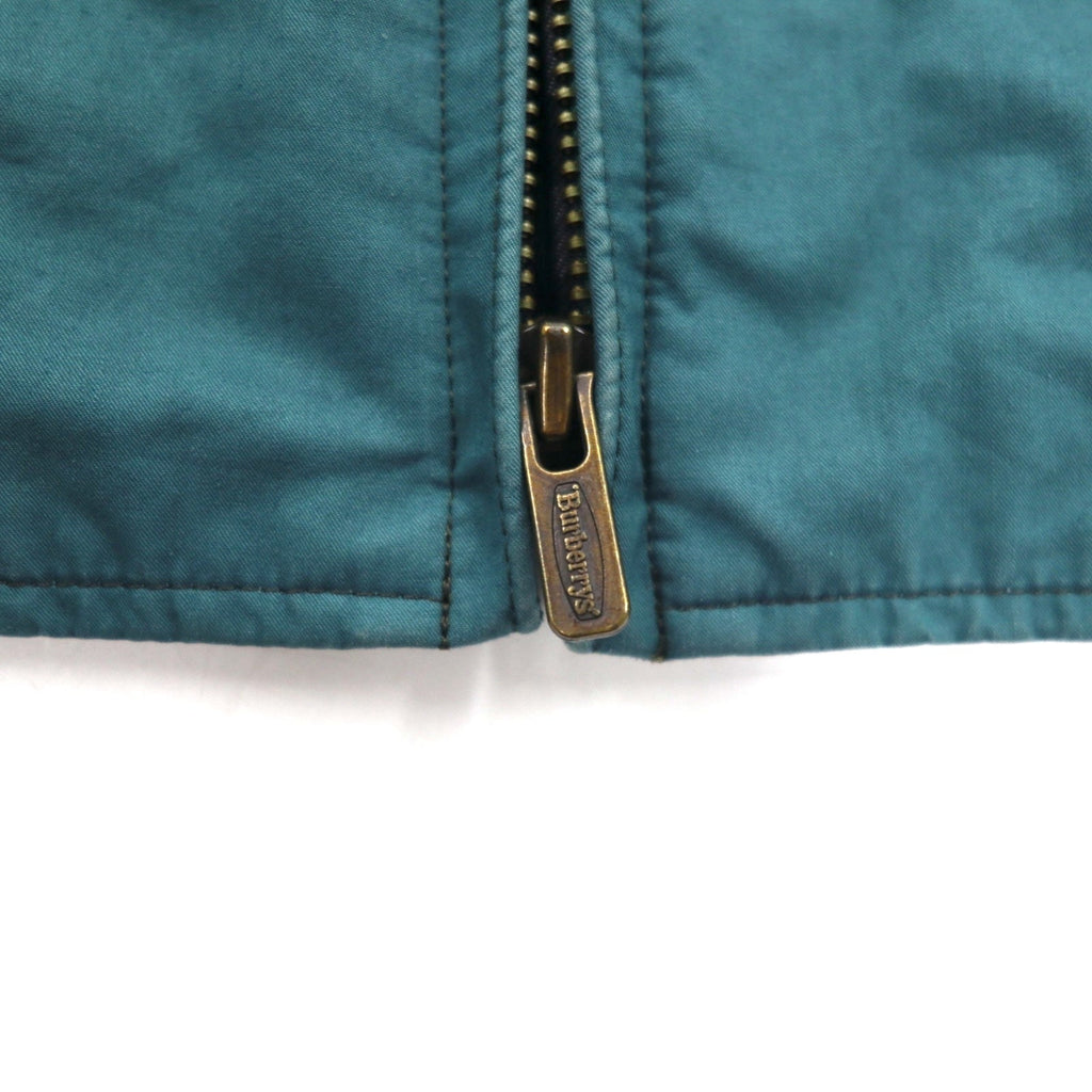 Burberry's anni '90 Harrington Jacket S verde, fodera interna Nova Check, logo ricamato, Made in Japan