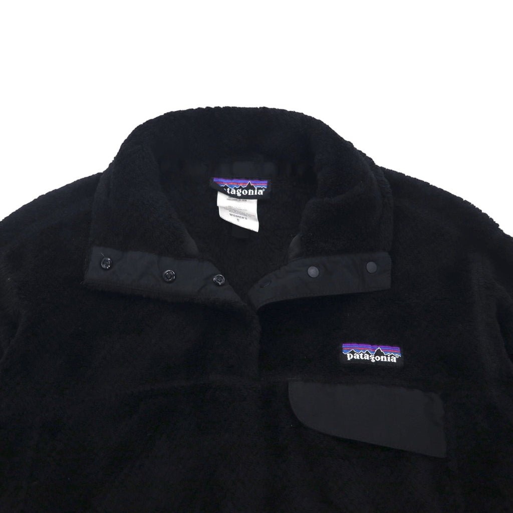 Patagonia リツール スナップT プルオーバー フリースジャケット S ブラック 25441