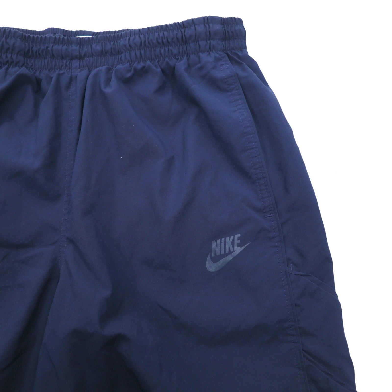 NIKE Pantaloni a Vento in Tessuto Tuta da Ginnastica L Blu Marino Stretch Waist Lined Track Pants Blue 274010-451