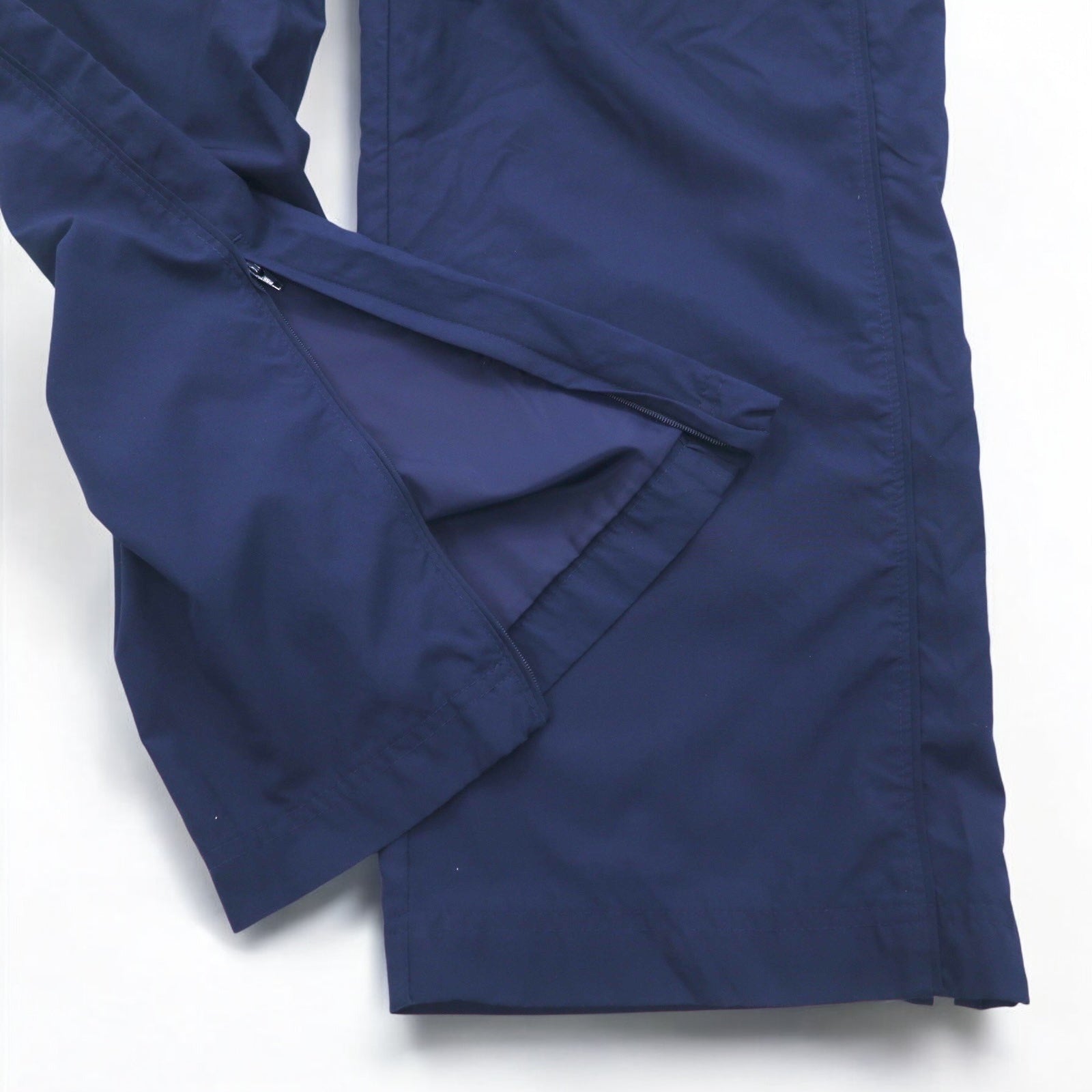 NIKE Pantaloni a Vento in Tessuto Tuta da Ginnastica L Blu Marino Stretch Waist Lined Track Pants Blue 274010-451