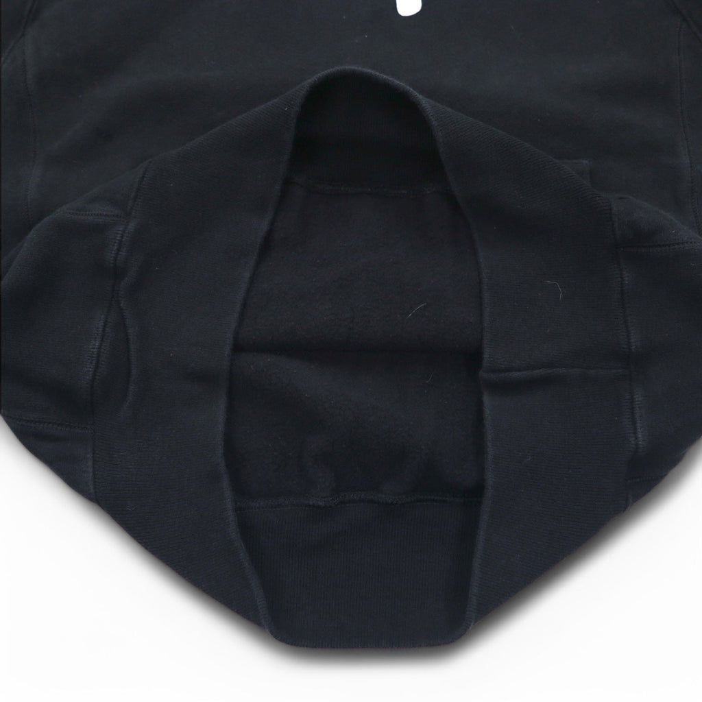 Champion リバースウィーブ REVERSE WEAVE プルオーバーパーカー L ブラック スクリプトロゴ 青単タグ 復刻 ホンジュラス製
