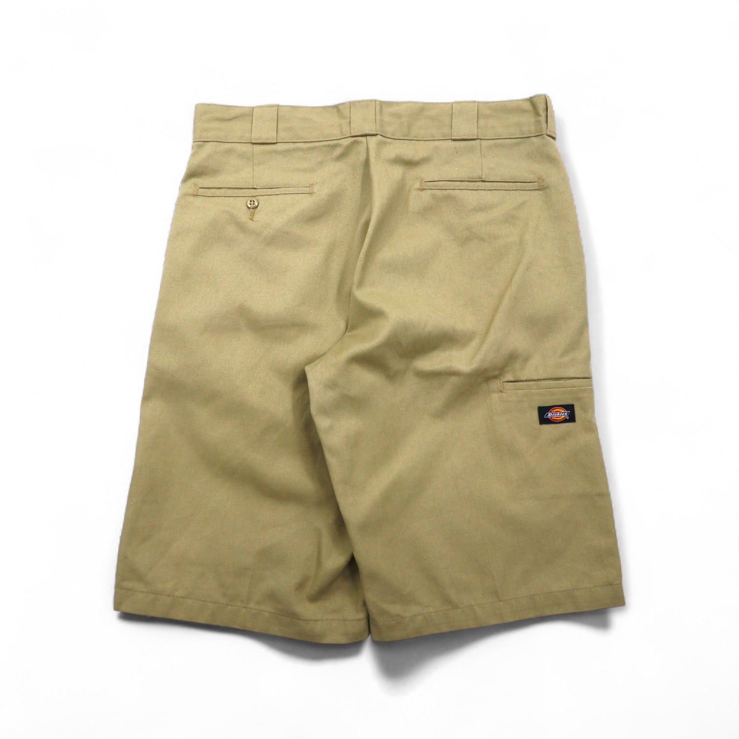Dickies Relaxed Fit Pantaloncini da lavoro corti L Beige Lunghezza al ginocchio WR640 Made in Messico