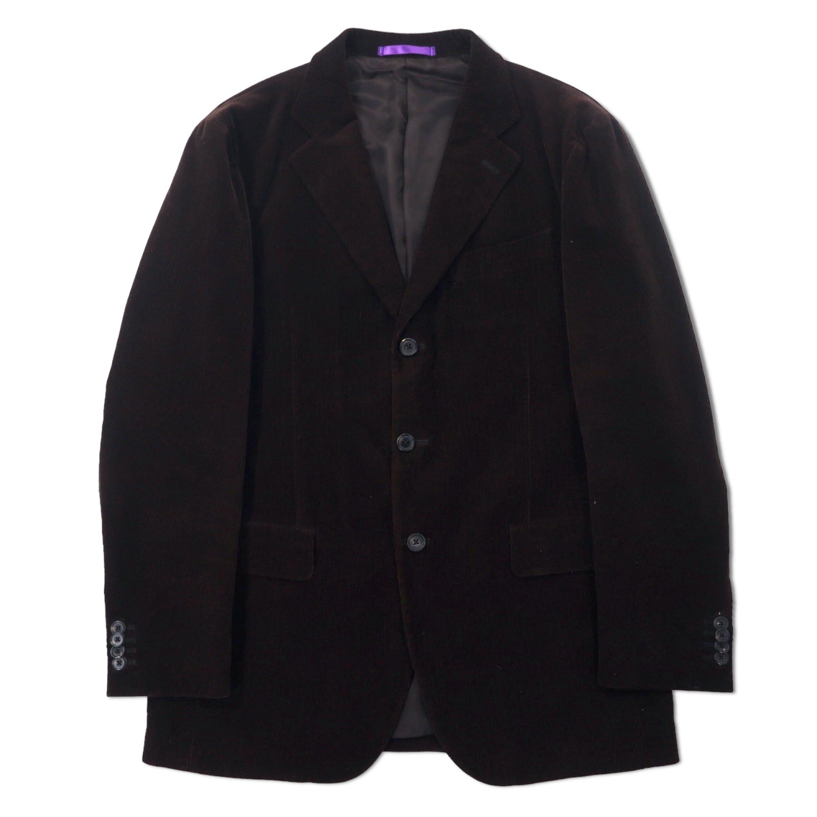 Paul Smith COLLECTION コーデュロイ 3B テーラードジャケット LX ブラウン コットン 日本製