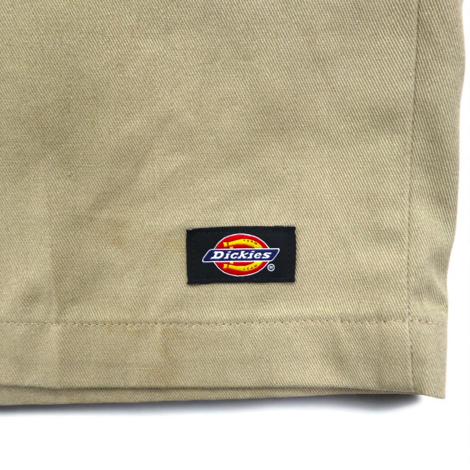 Dickies Relaxed Fit Pantaloncini da lavoro corti L Beige Lunghezza al ginocchio WR640 Made in Messico