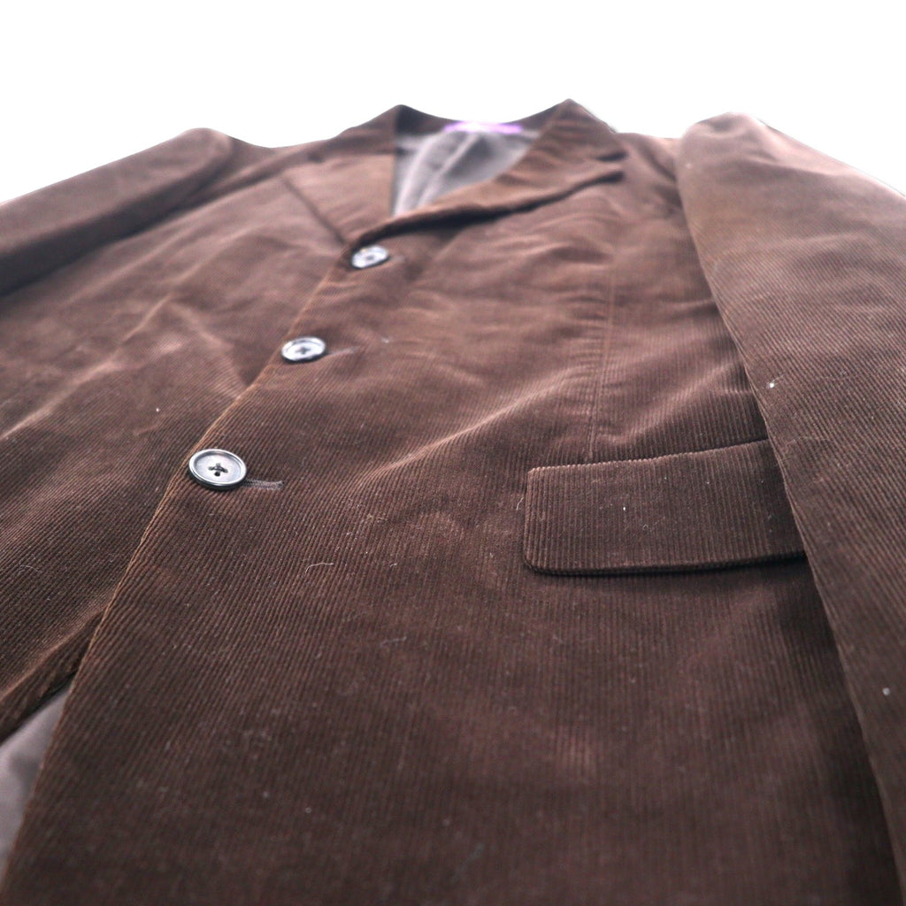 Paul Smith COLLECTION コーデュロイ 3B テーラードジャケット LX ブラウン コットン 日本製