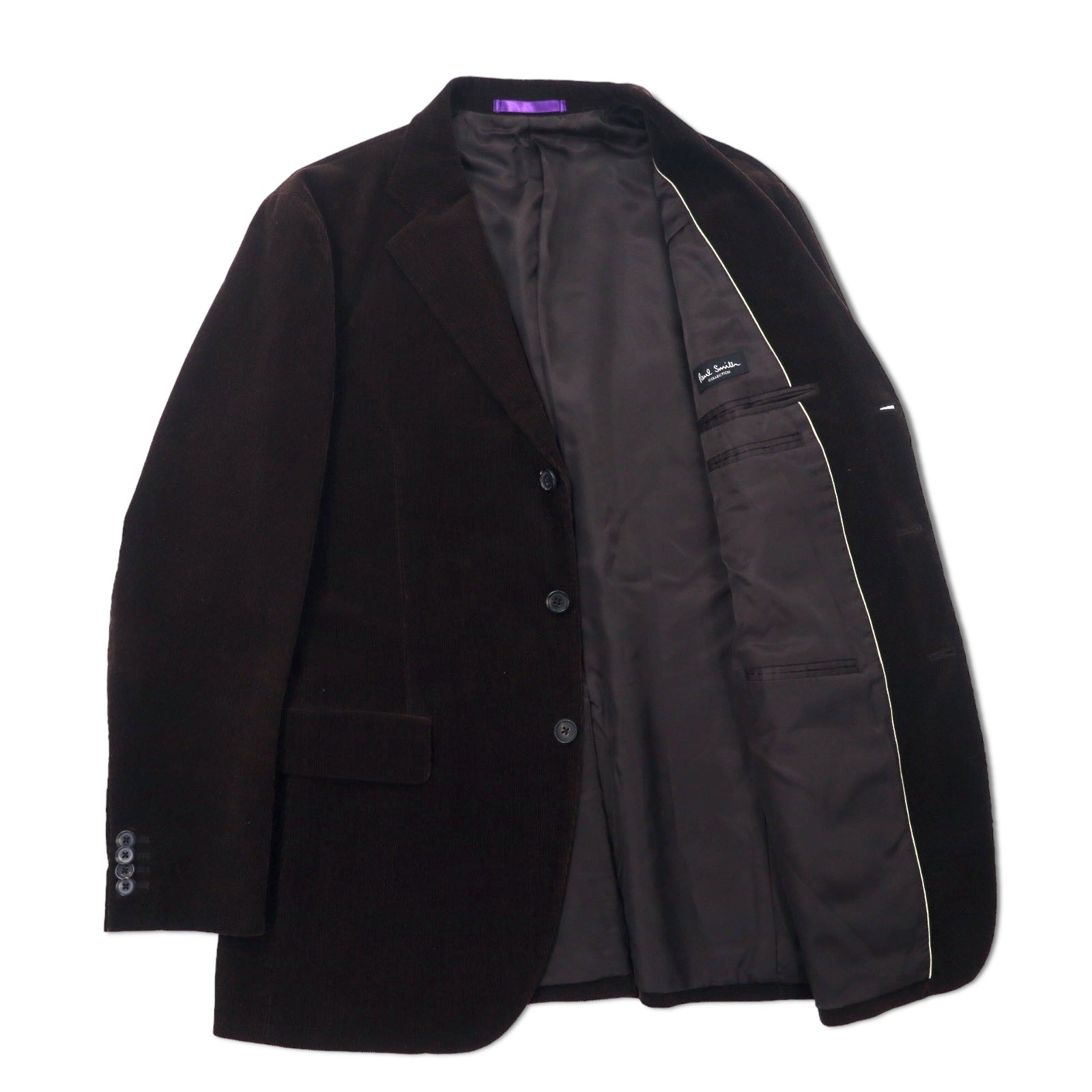 Paul Smith COLLECTION コーデュロイ 3B テーラードジャケット LX ブラウン コットン 日本製