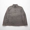 Eddie Bauer ハーフジップ フリースジャケット XL グレー ポリエステル