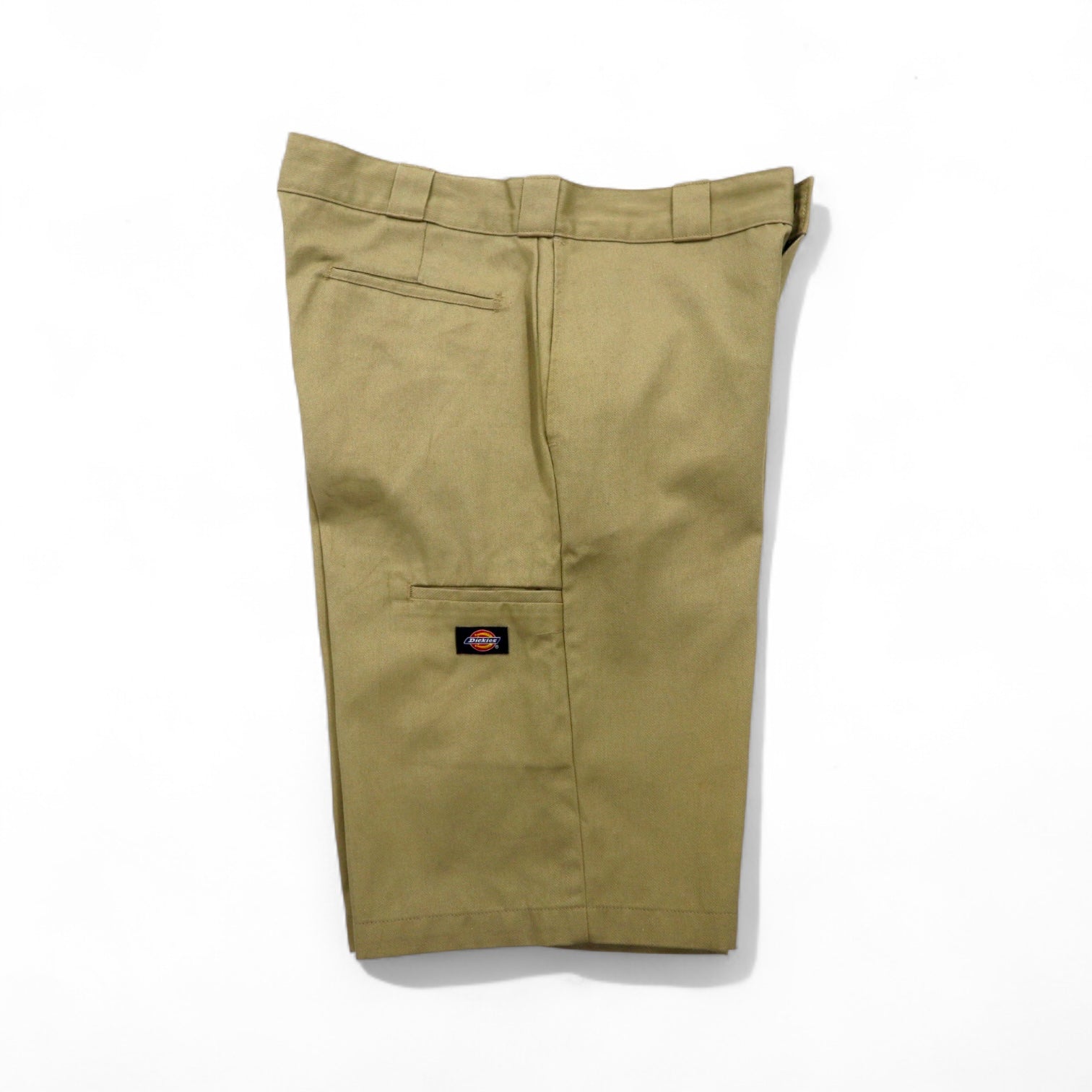 Dickies Relaxed Fit Pantaloncini da lavoro corti L Beige Lunghezza al ginocchio WR640 Made in Messico