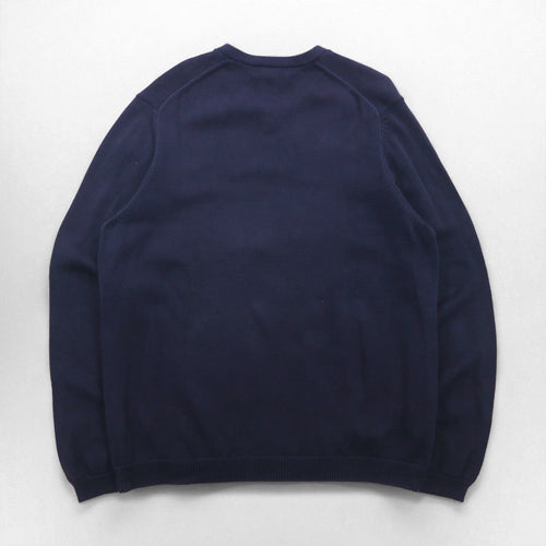 Brooks Brothers Vネック ピマコットン ニット セーター L ネイビー