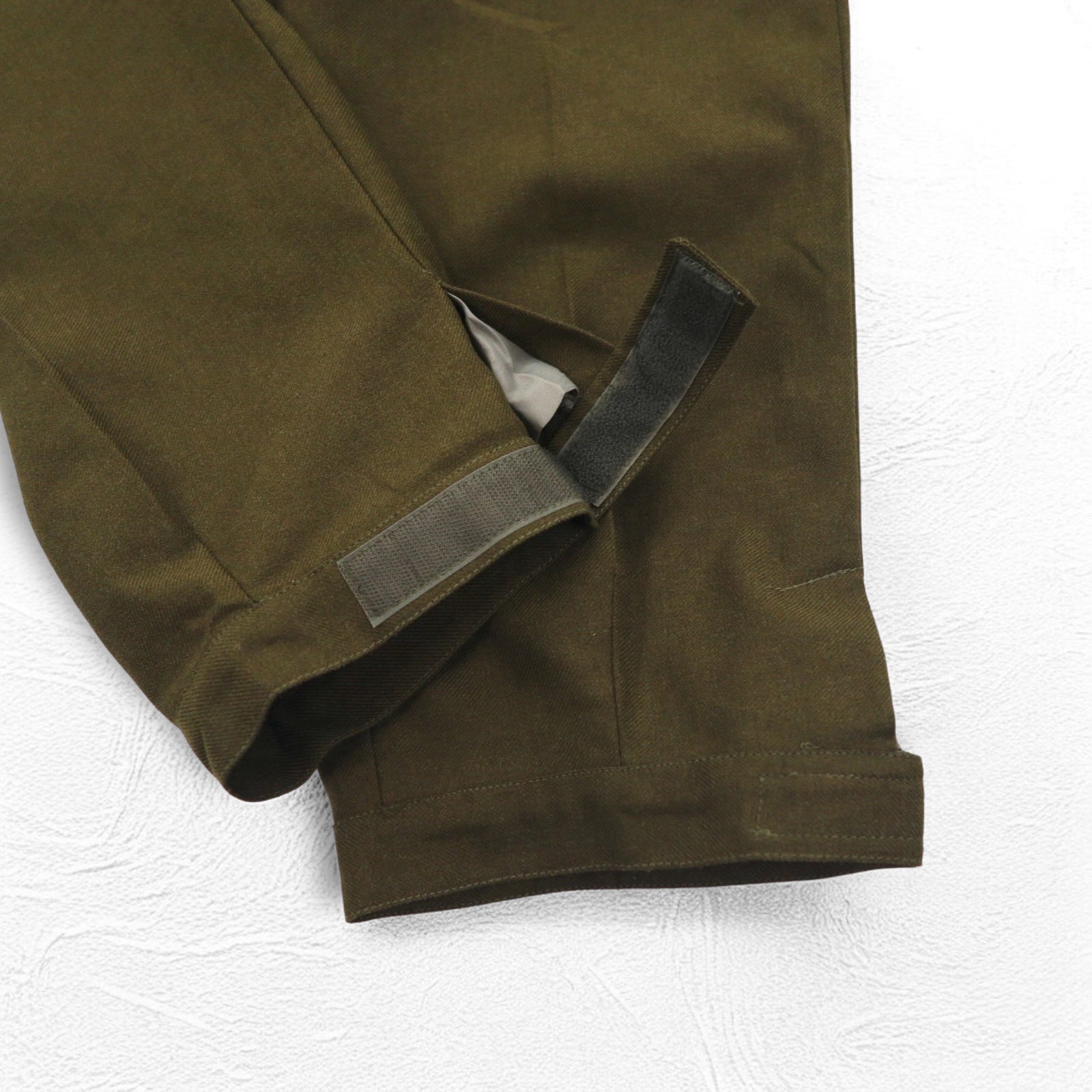 Pantaloni militari francesi anni '90 PAUL BOYE Euro Militare Pantaloni L Cachi Poliestere
